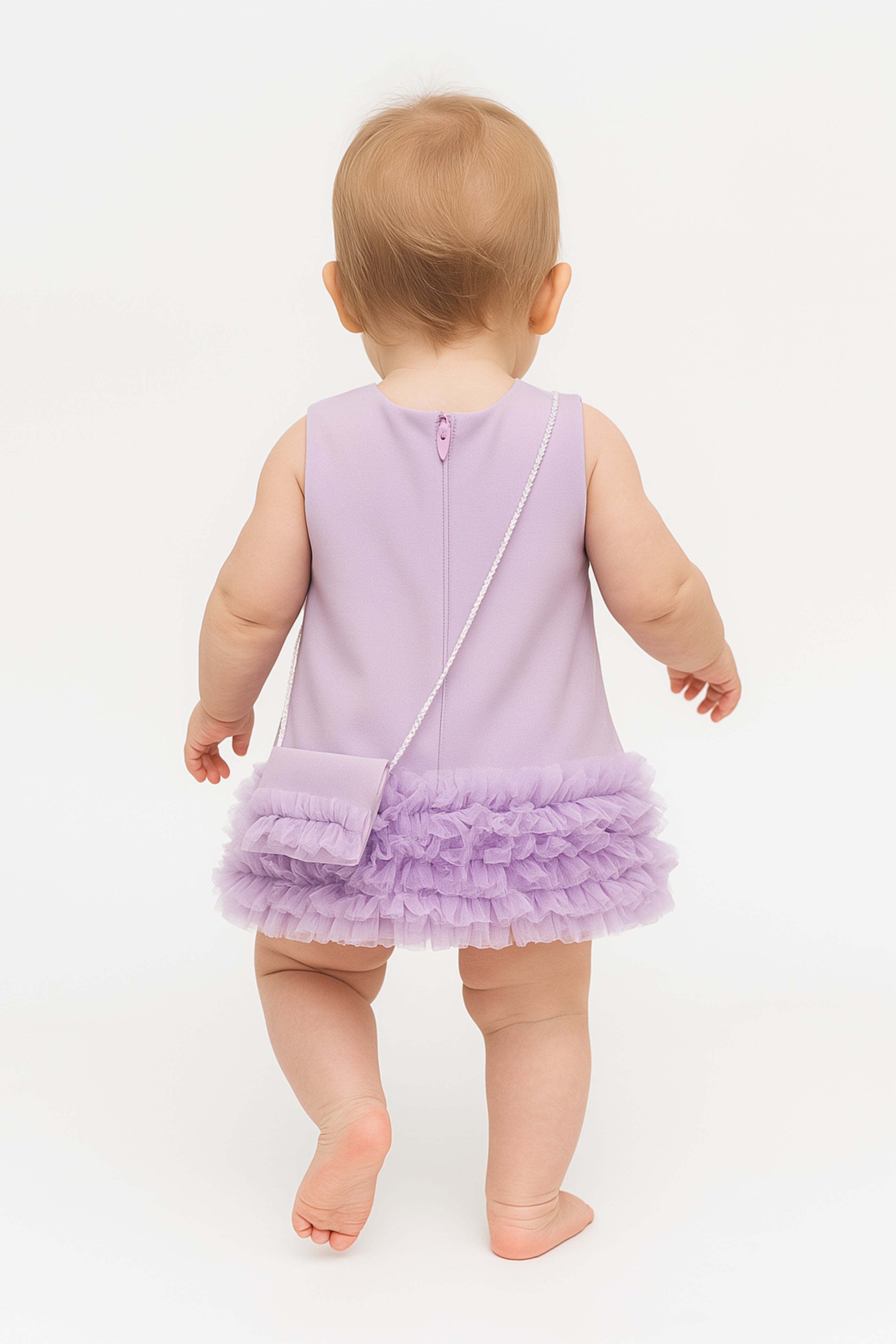 Abito Neonata Campana Chic '60 Violet