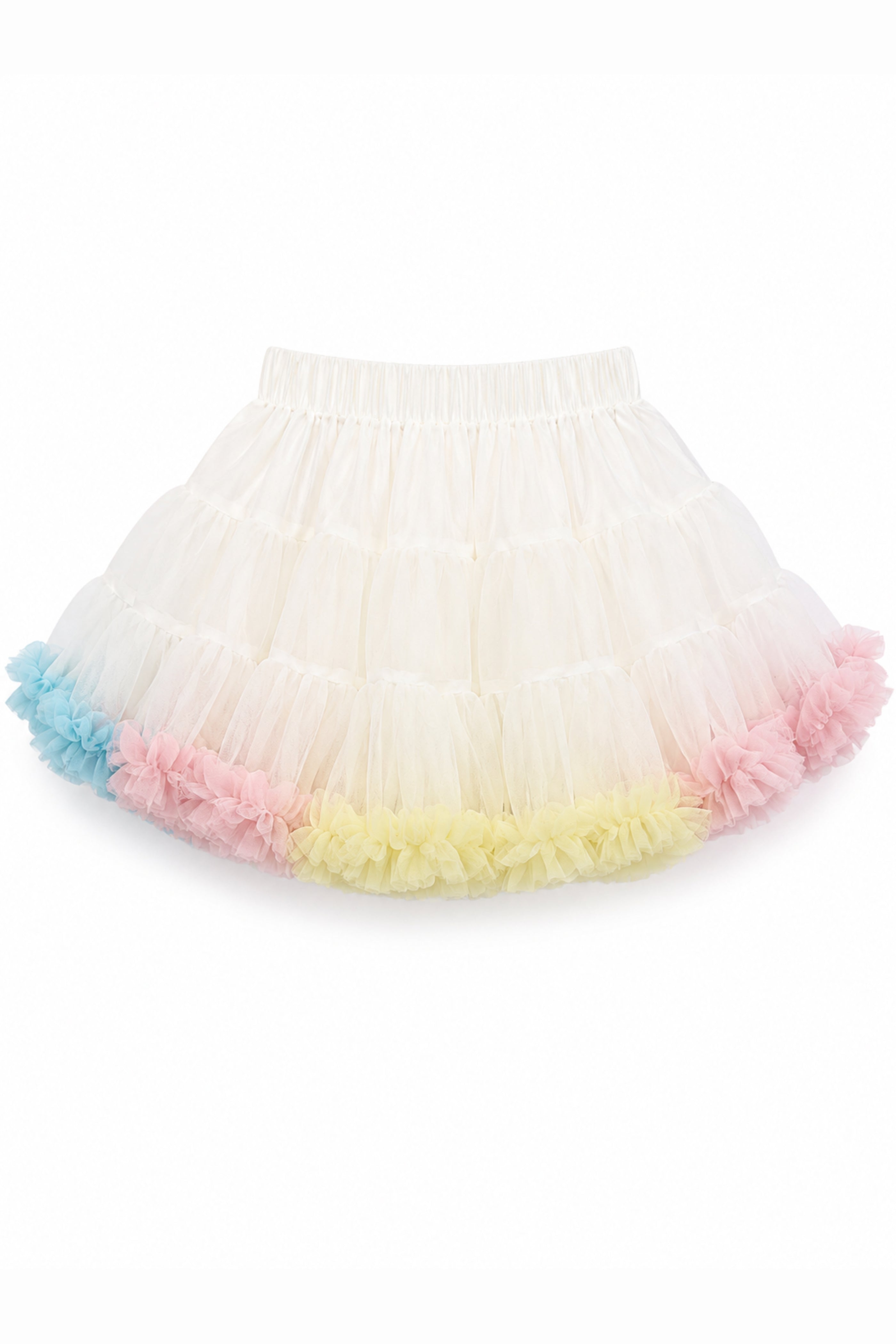 Gonna Tutù Bianca Multicolor Bambina