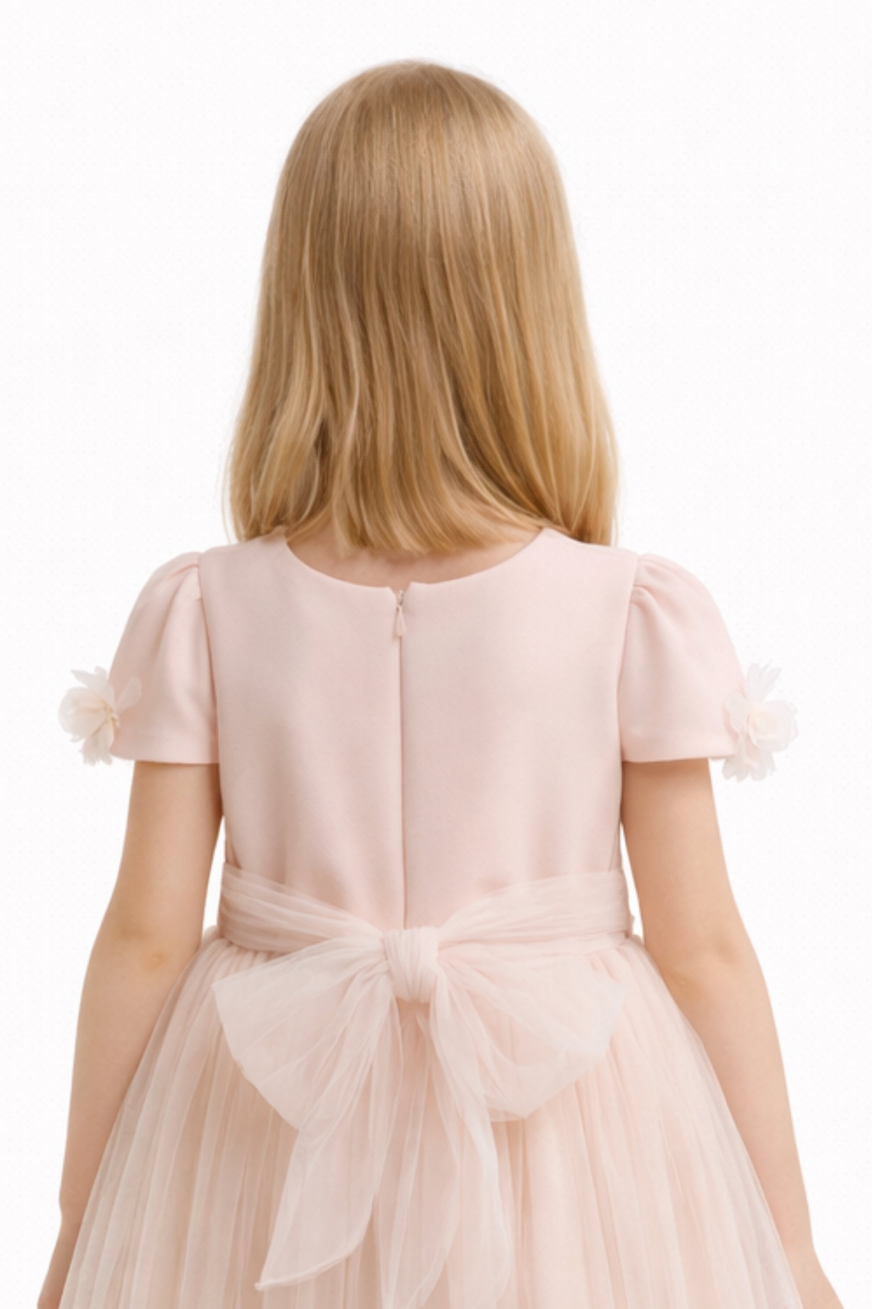 Abito Bambina Comunione Rosa