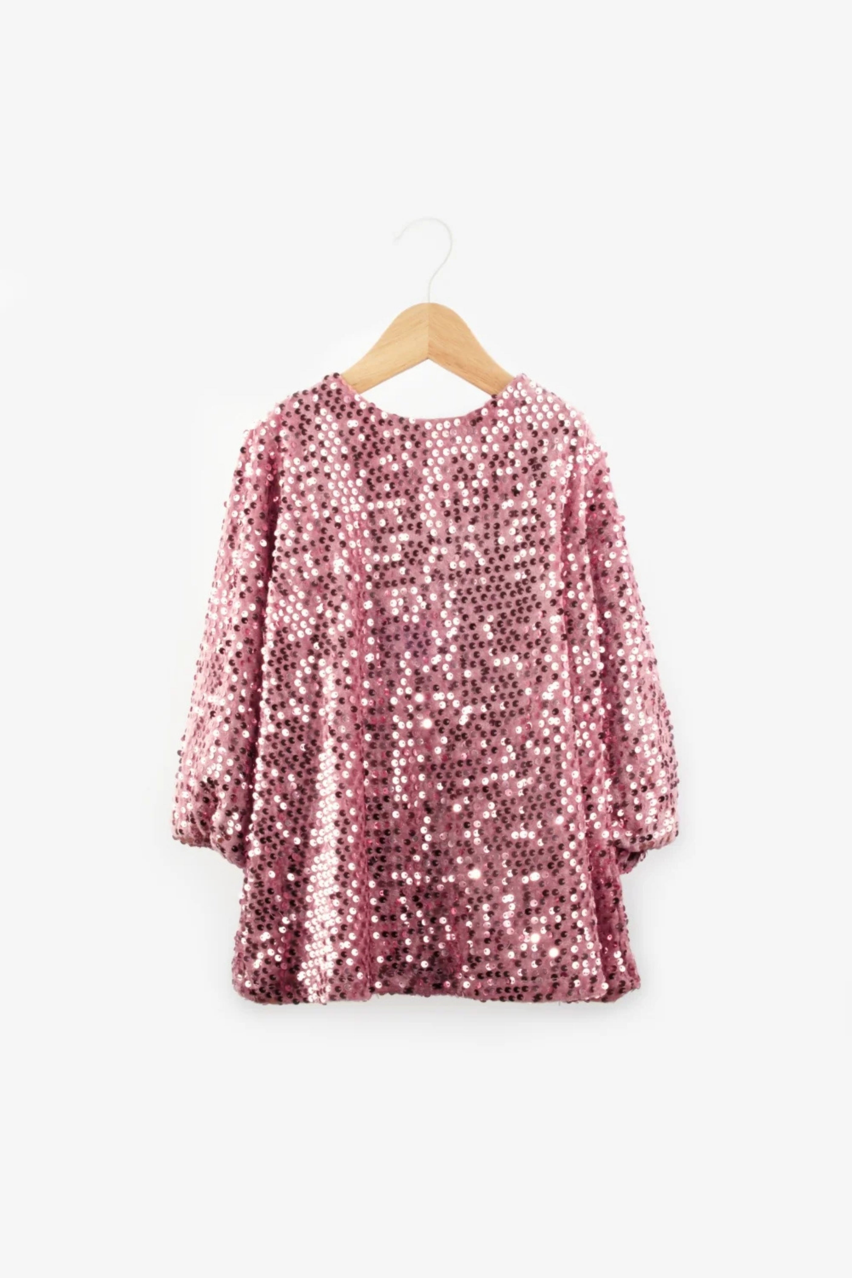 Abito Bambina Paillettes Rosa