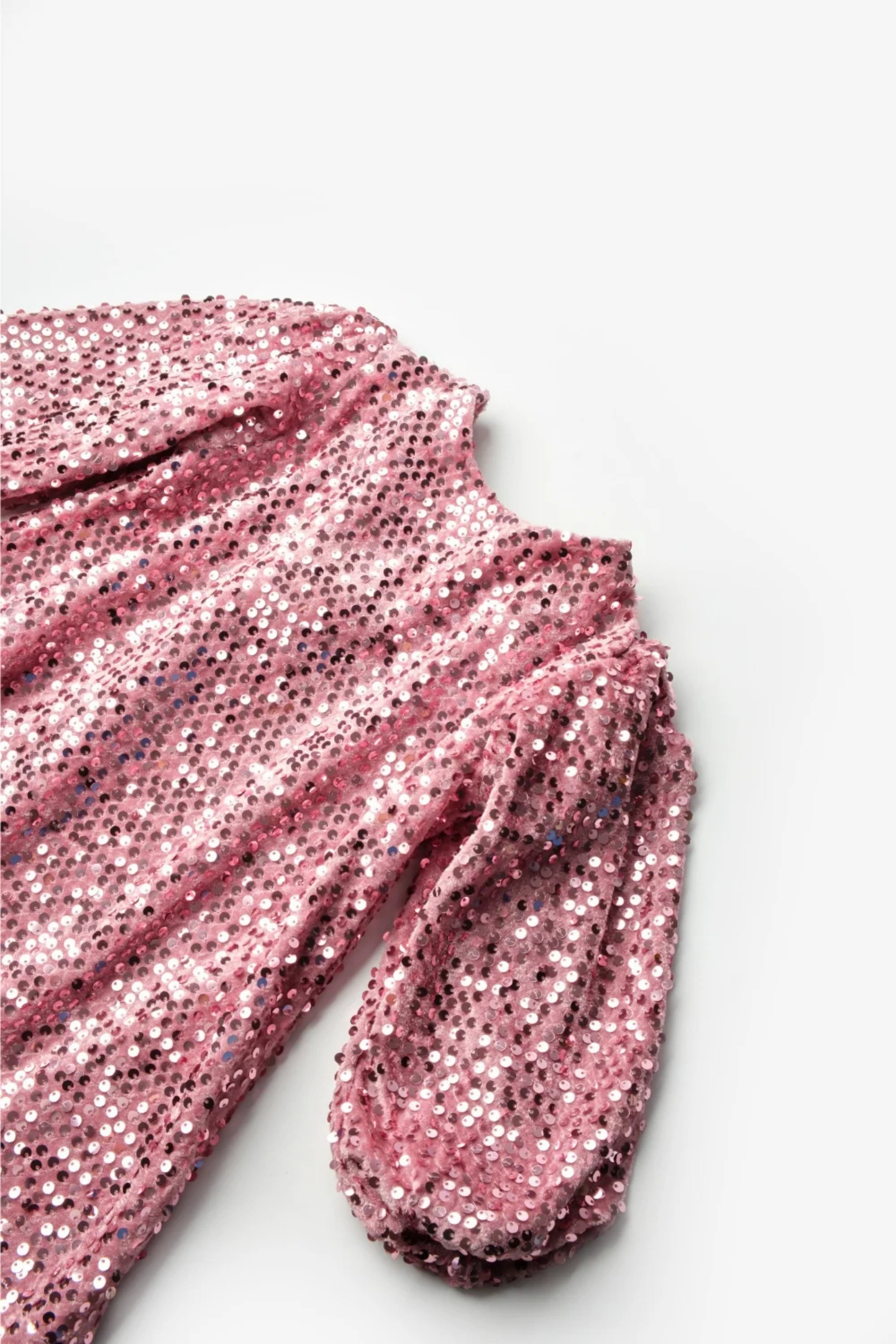 Abito Bambina Paillettes Rosa