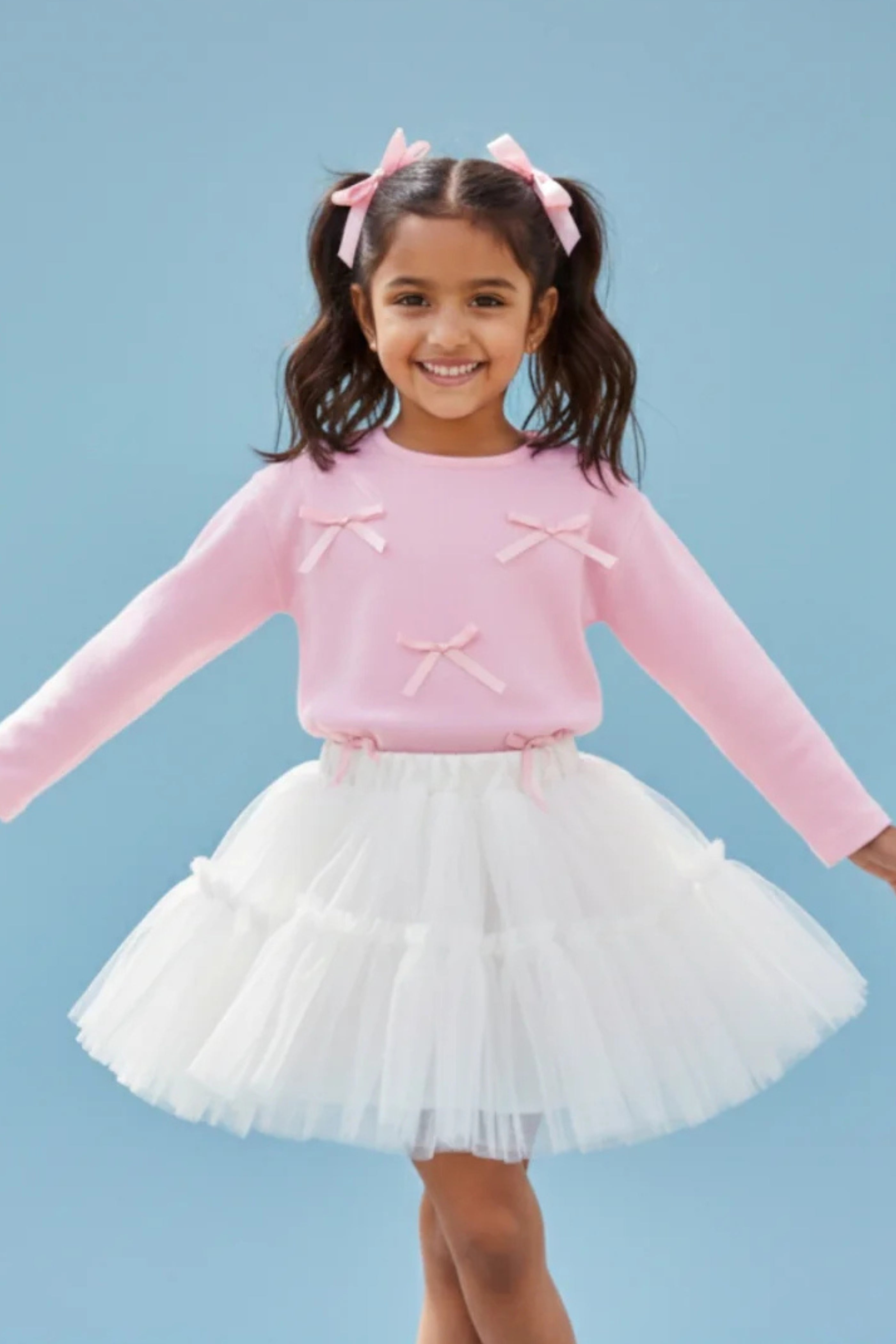 Maglia Bambina Fiocchi Rosa