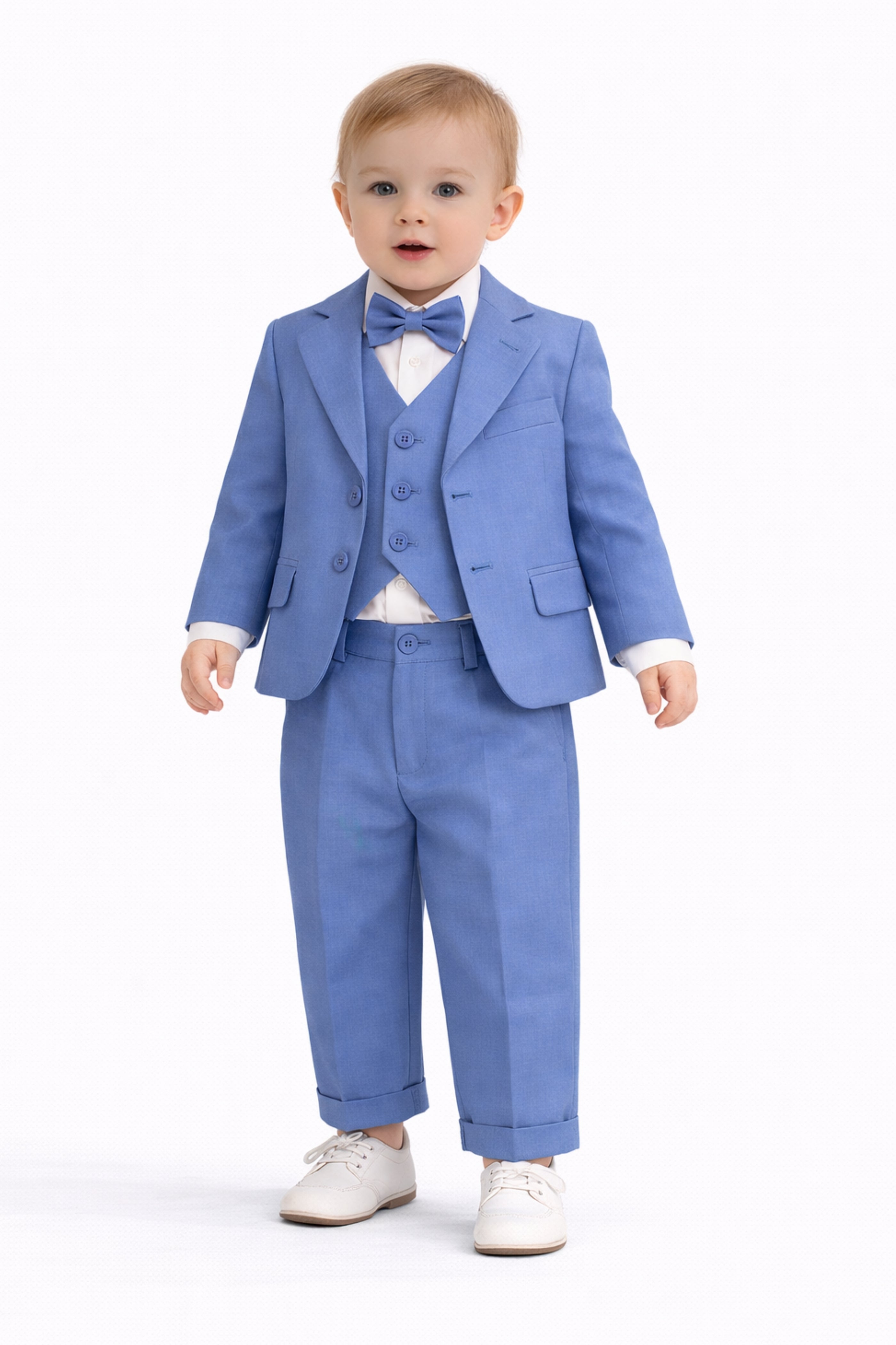 Pantalone Battesimo Bimbo Blu Royal