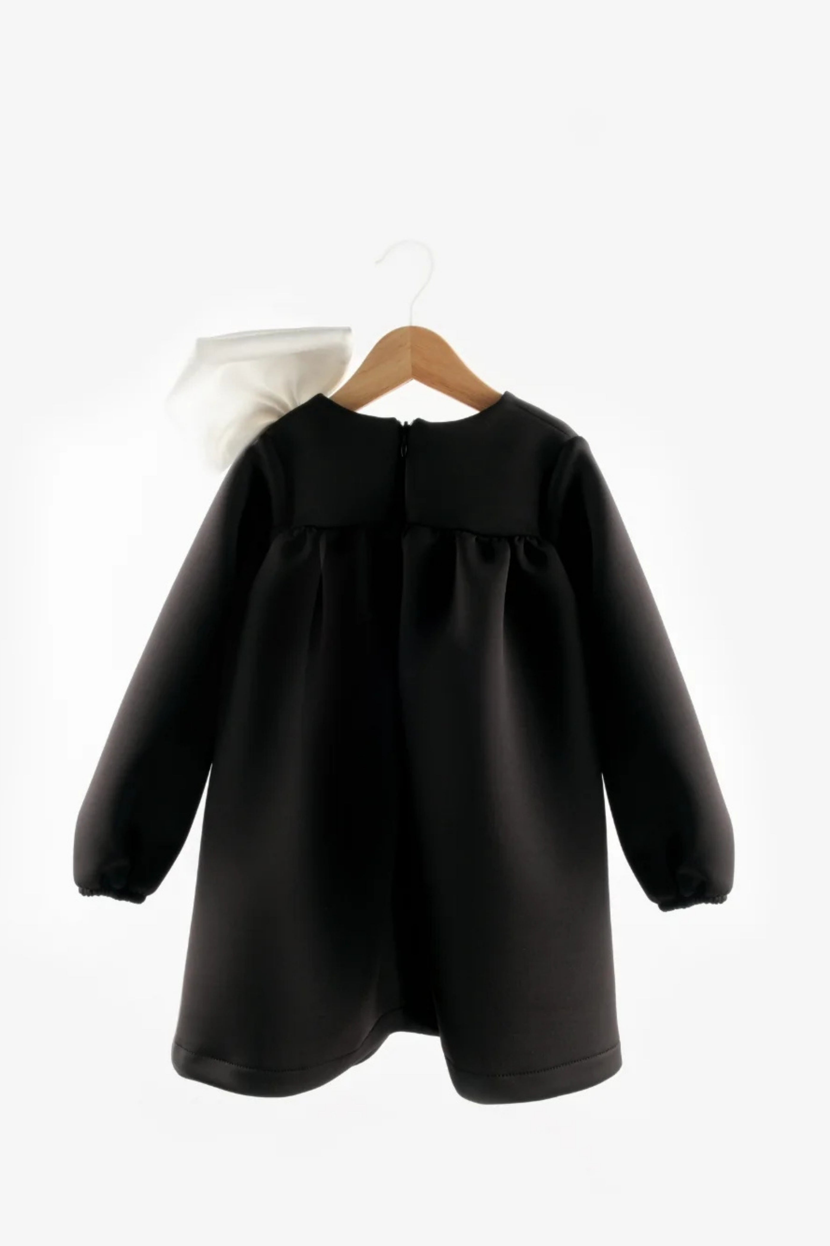 Abito Bambina Fiocco Nero