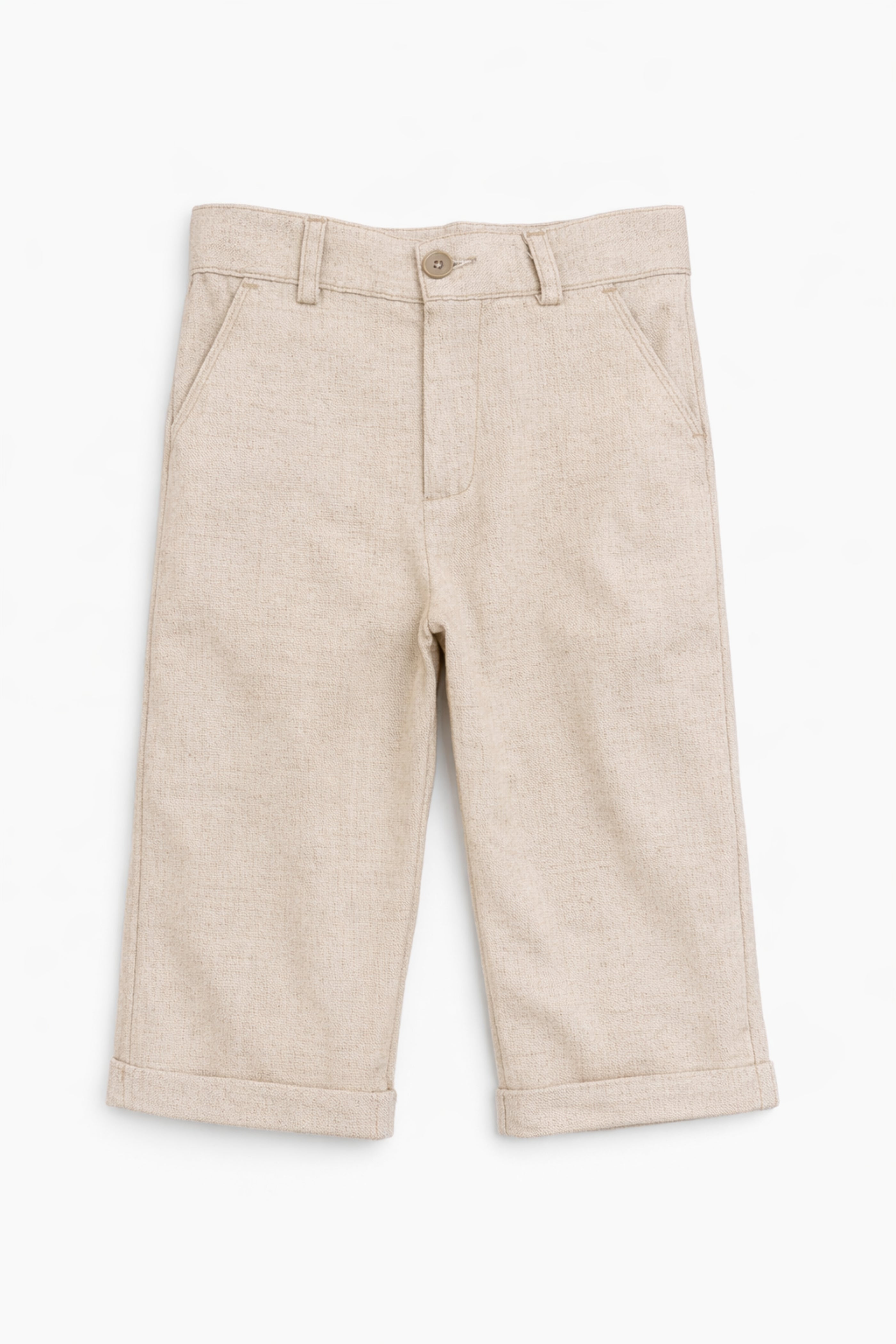 Pantalone Battesimo Bimbo Sabbia