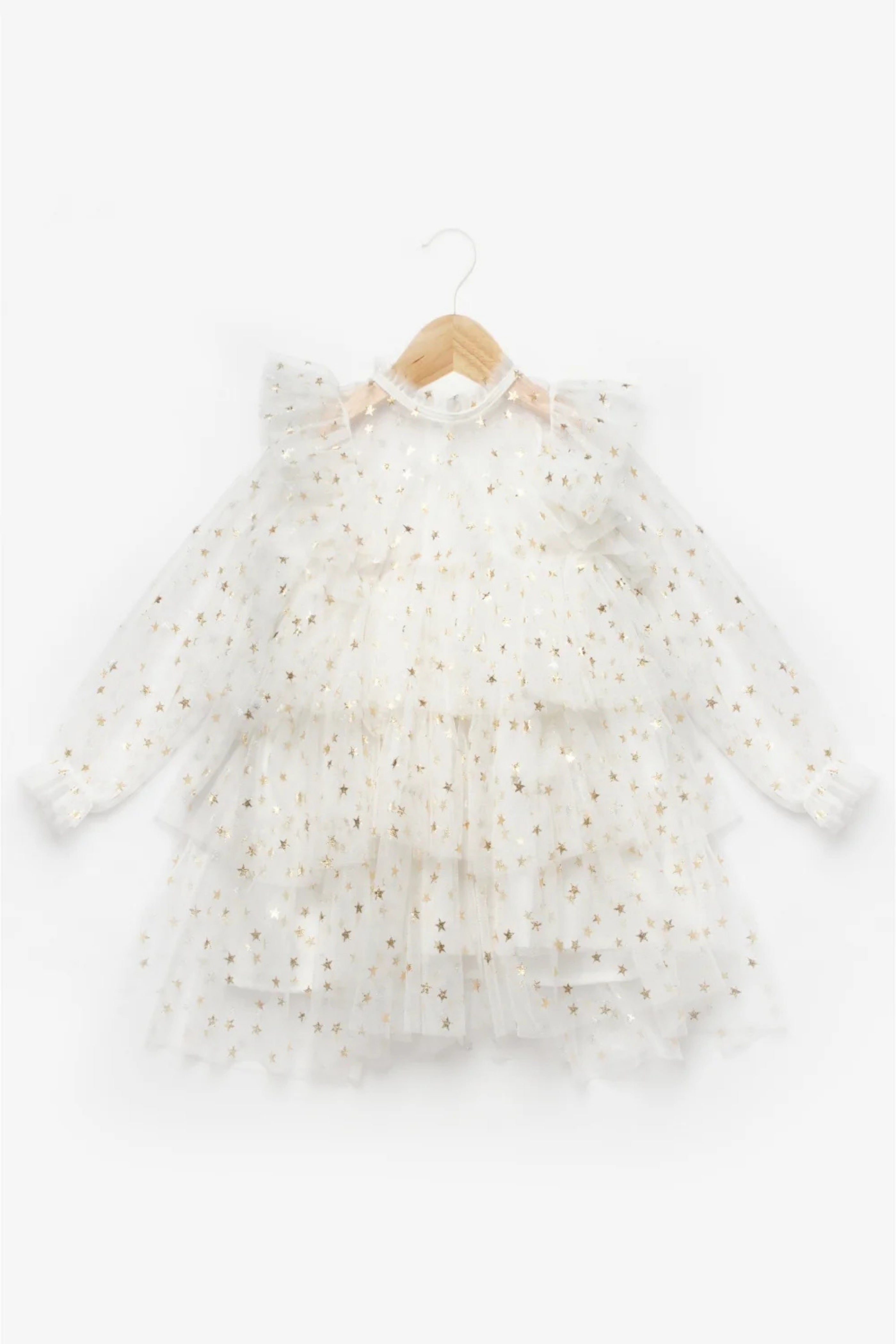 Abito Bambina Star Tulle Bianco