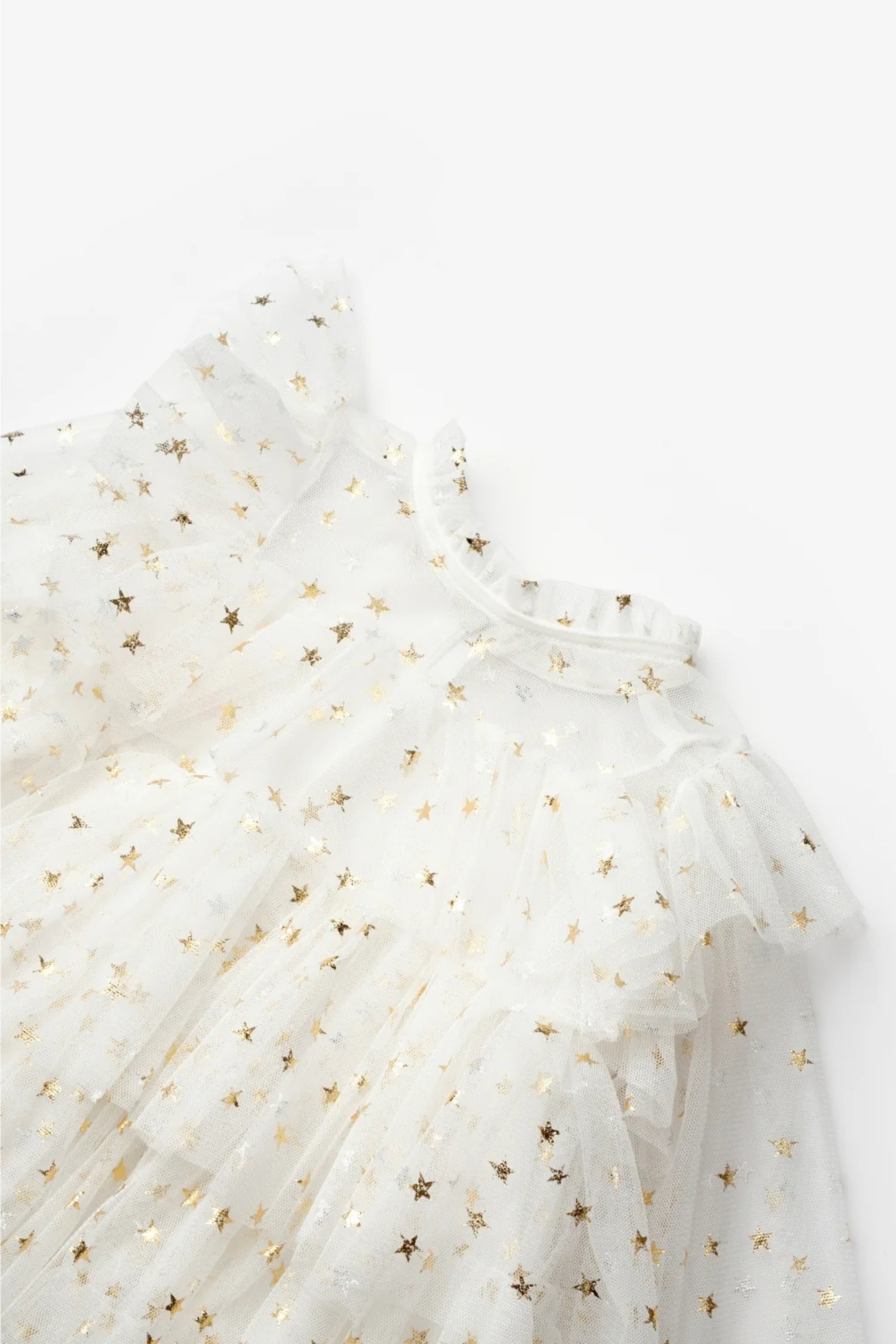 Abito Bambina Star Tulle Bianco