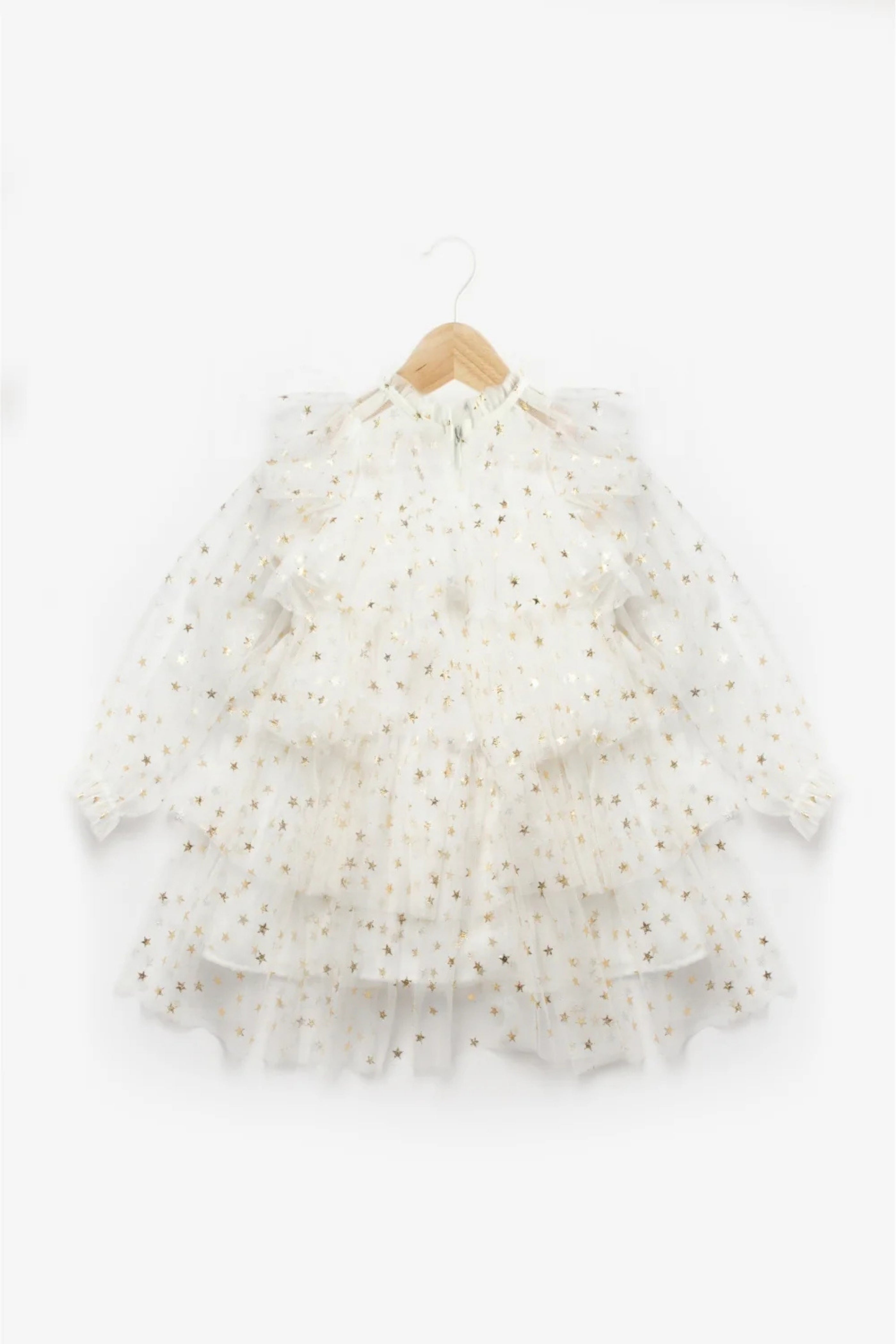 Abito Bambina Star Tulle Bianco