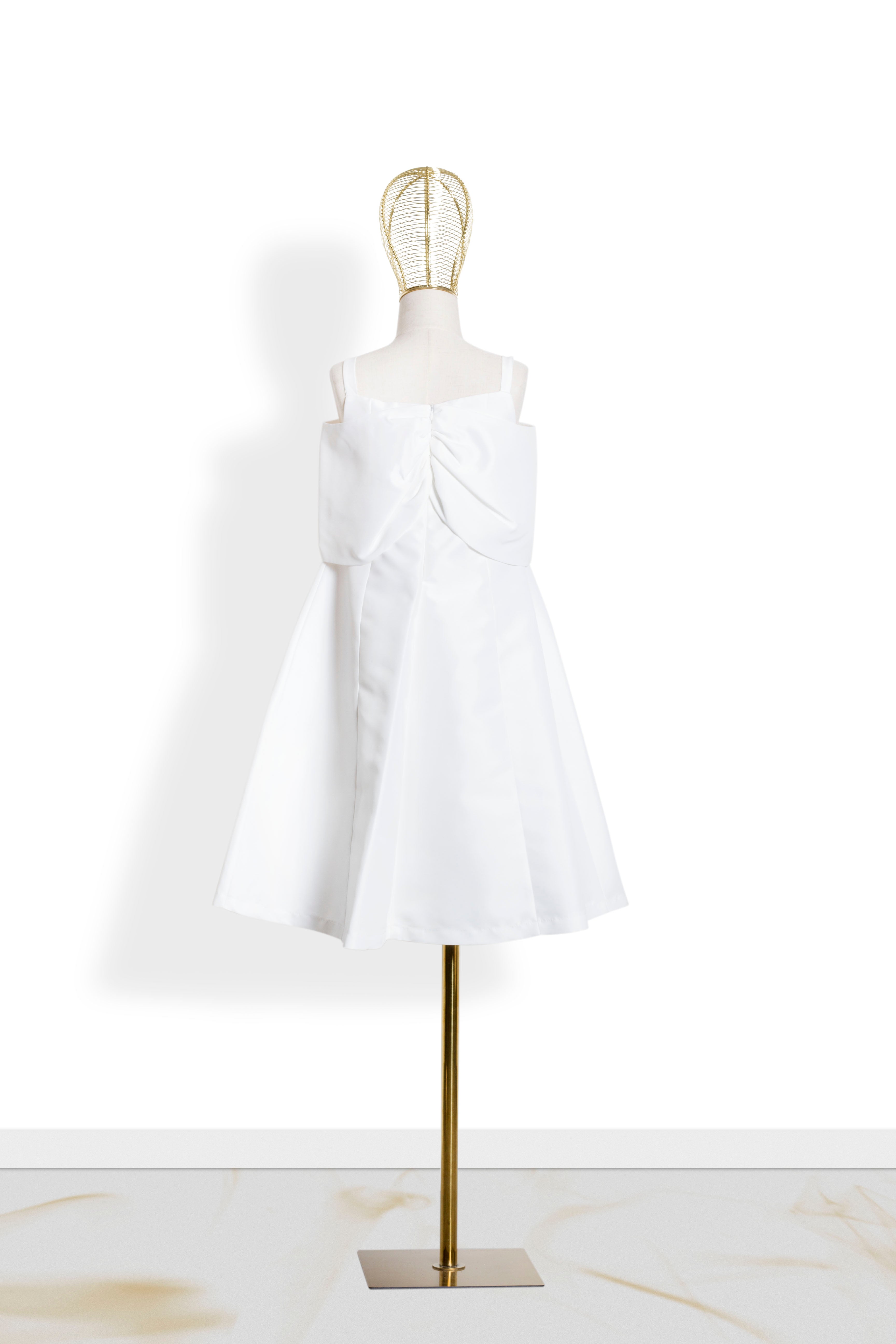 Abito Bambina Midi Fiocco Chic '60