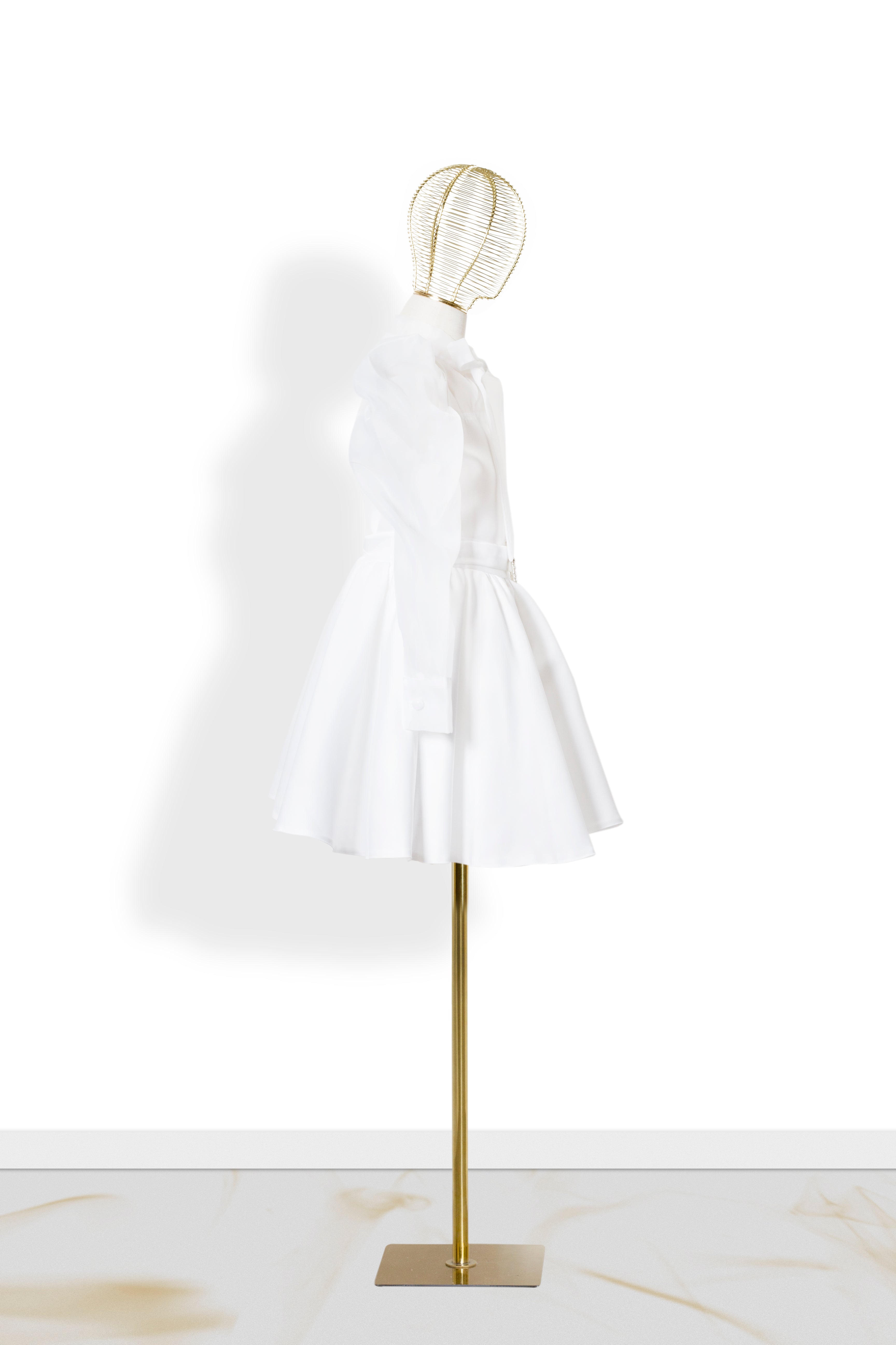 Coordinato Bambina Bianco Marilyn Chic '60