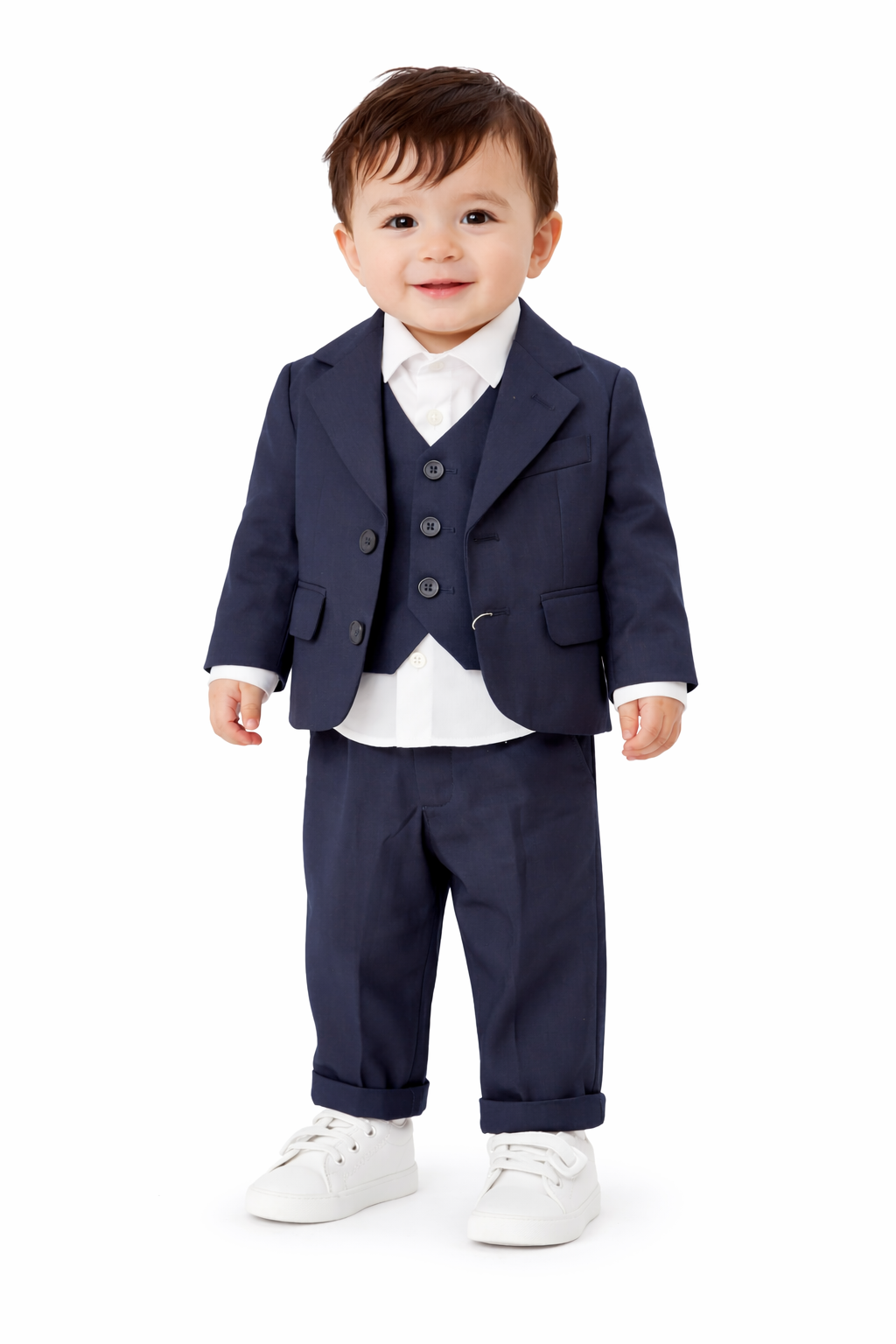 Giacca Battesimo Bimbo Blu Notte