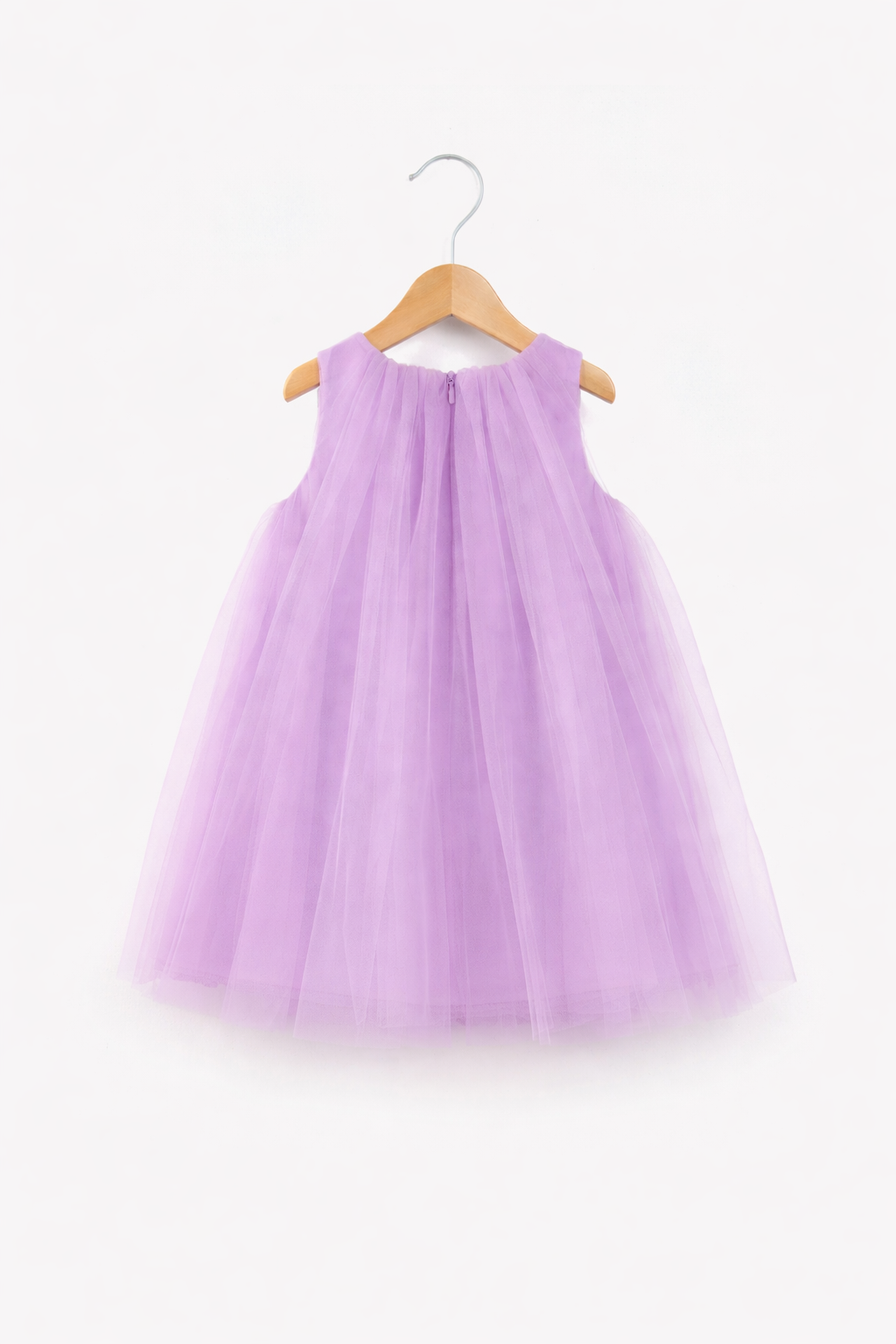 Abito Bambina Giromanica Pom Pom Glicine