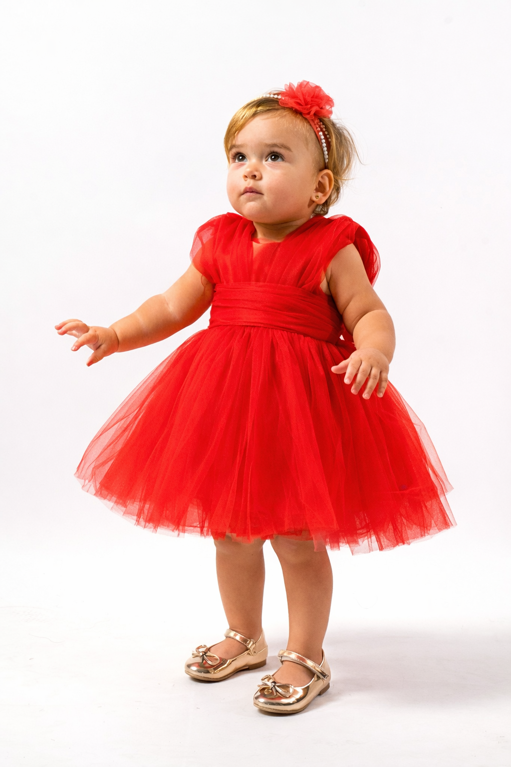 Red Butterfly Baby Girl Dress