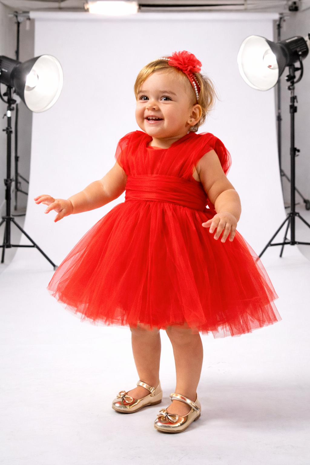 Red Butterfly Baby Girl Dress