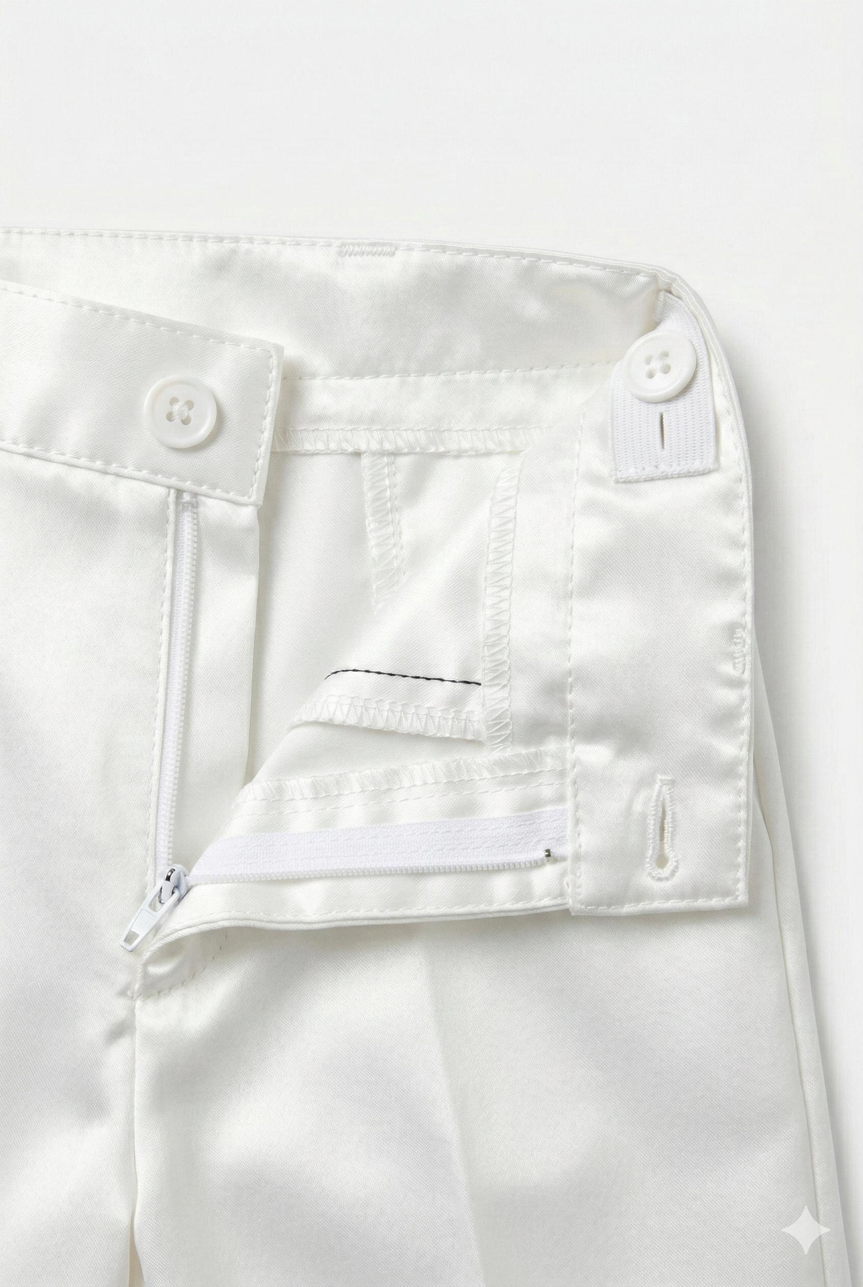 Pantalone Battesimo Bimbo Bianco