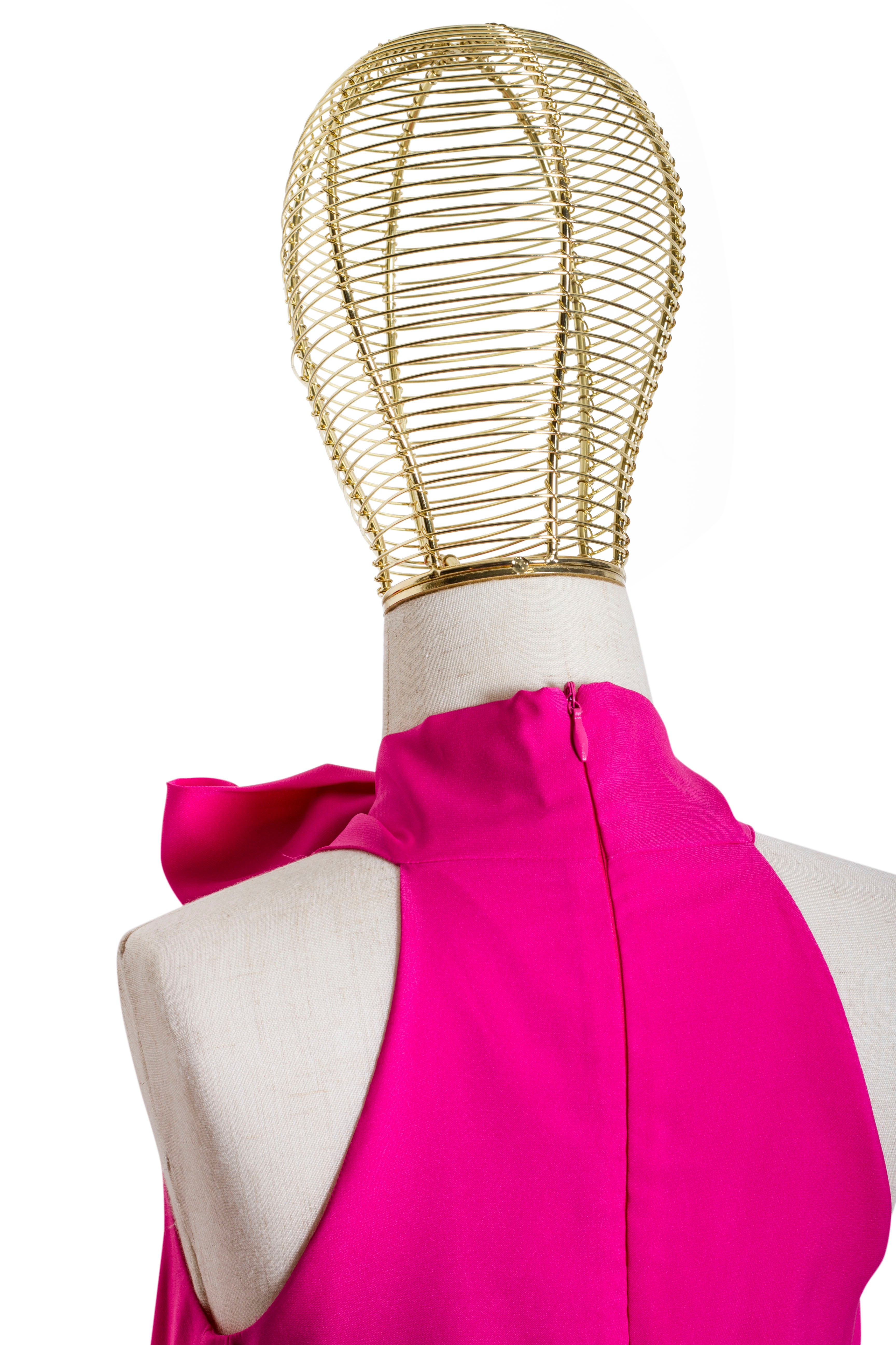 Top Bambina Fiocco Fucsia