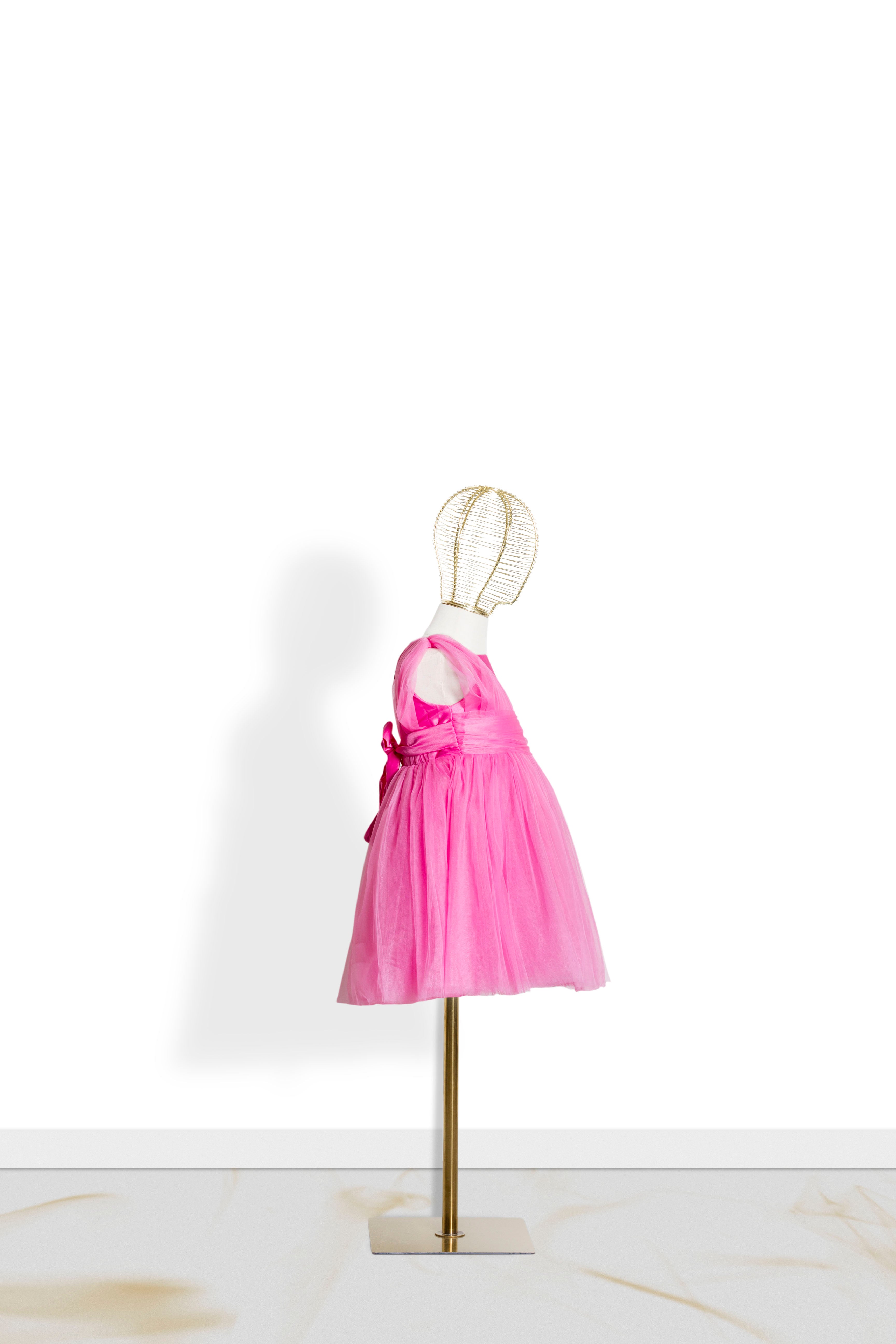 Abito Neonata Butterfly Fucsia