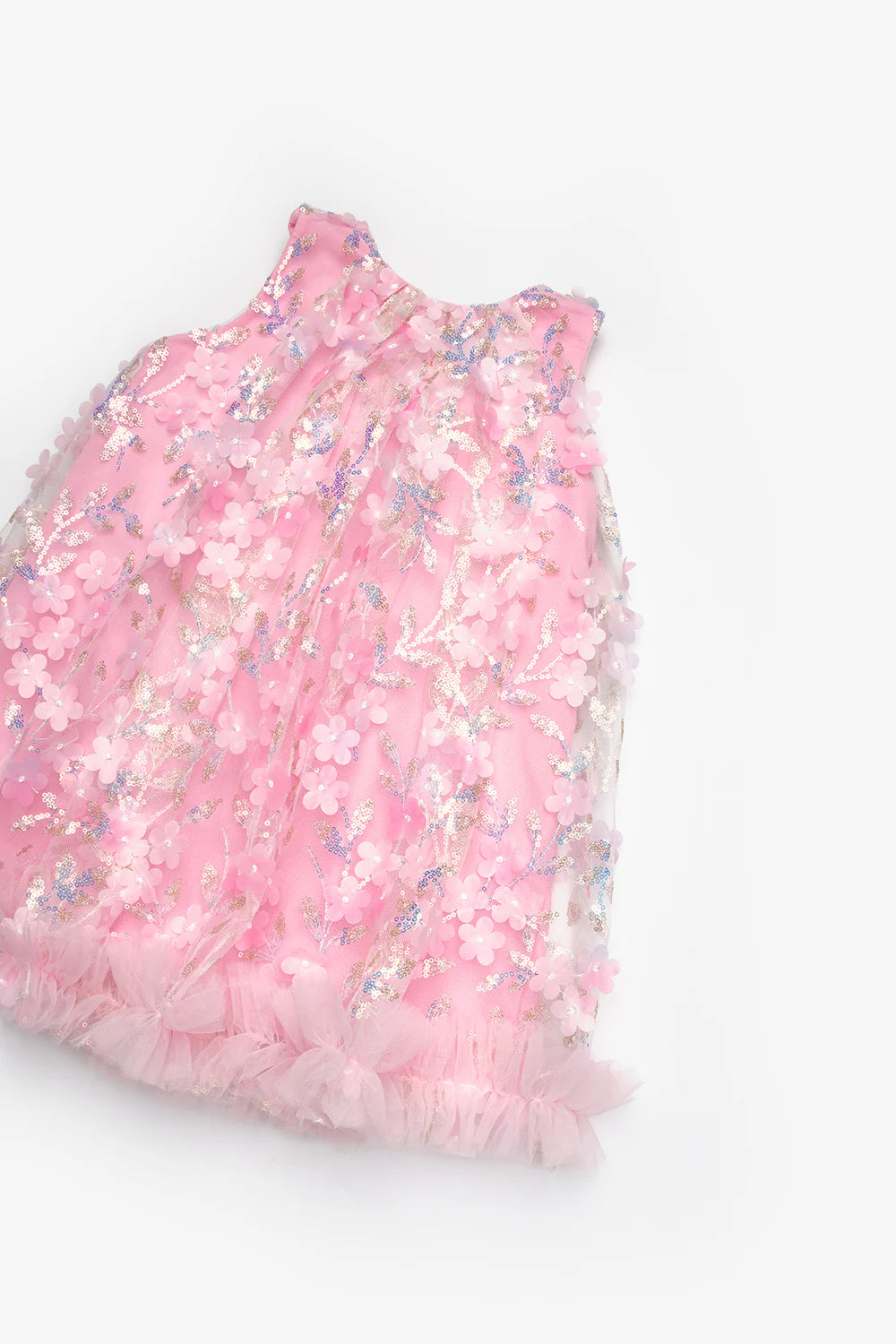 Abito Bambina Flower Rosa