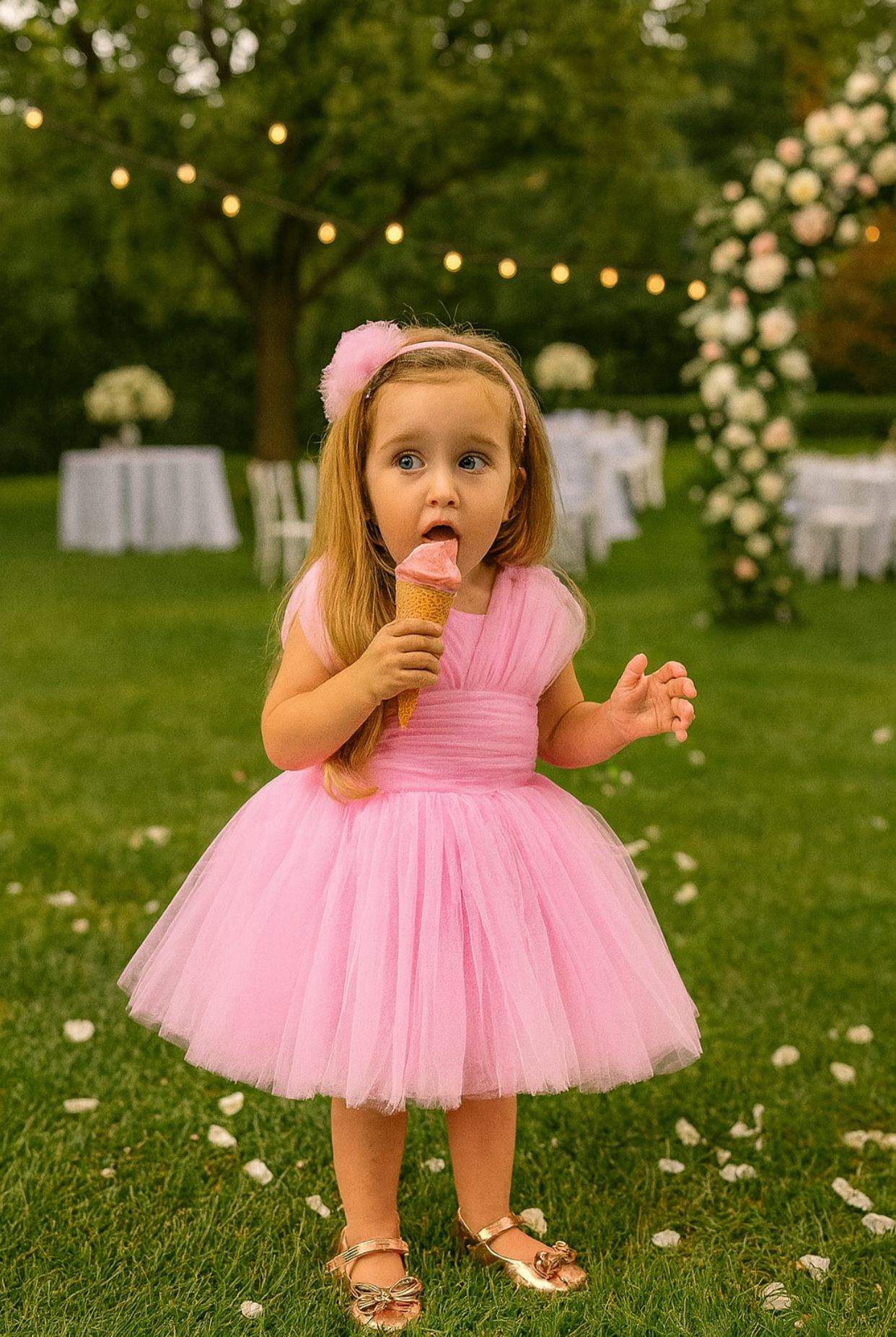 Pink Butterfly Baby Girl Dress