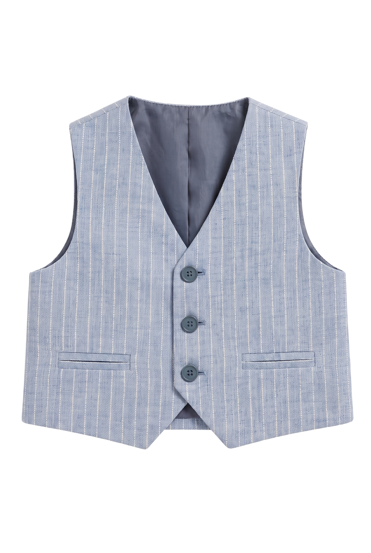 Gilet Battesimo Bimbo Rigato