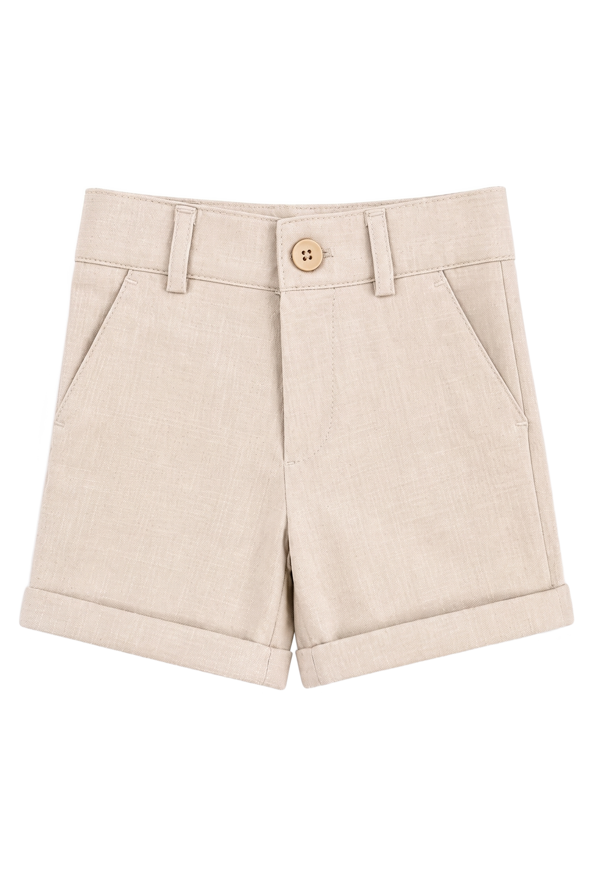Bermuda Battesimo Bimbo Beige