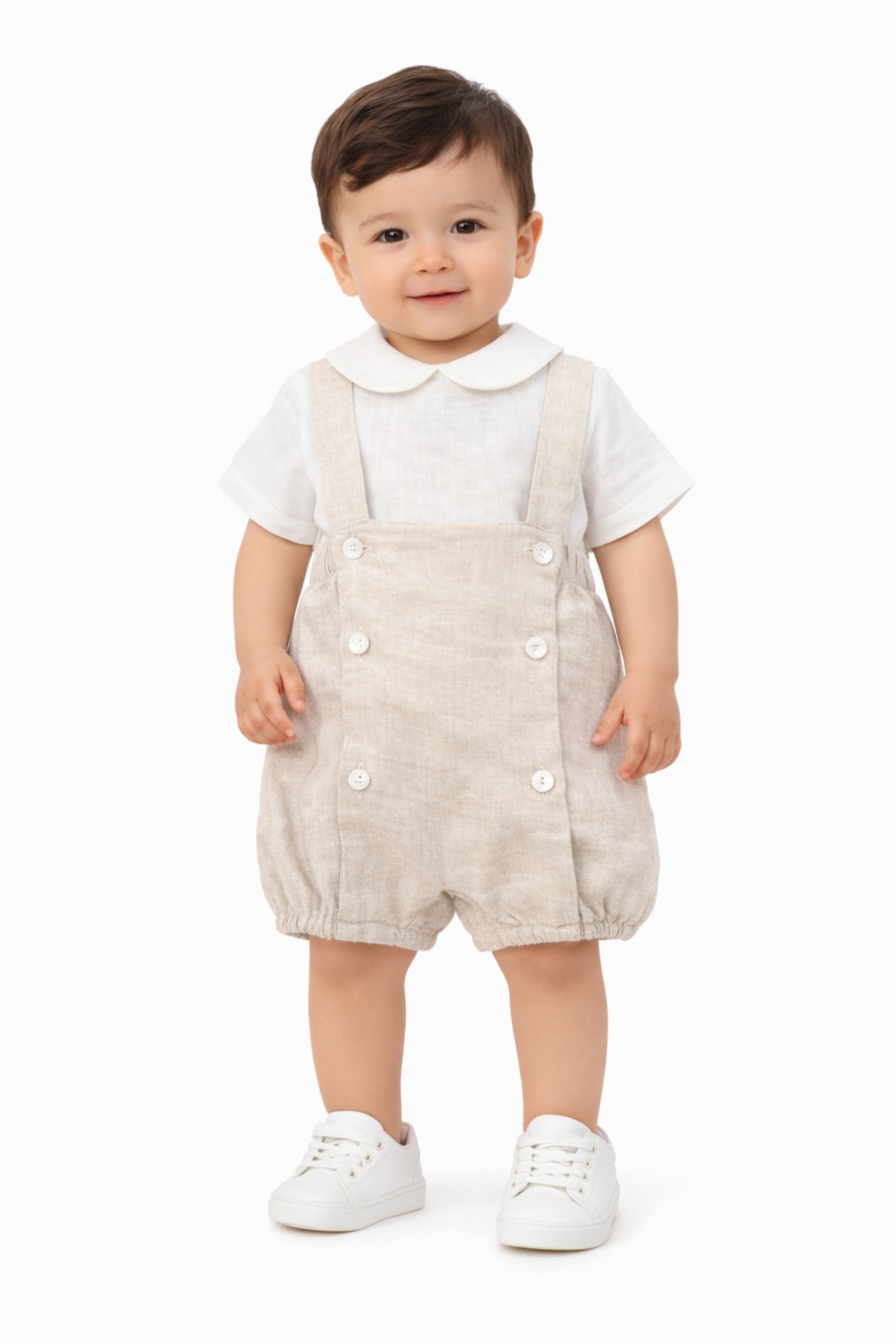 Pagliaccetto Battesimo Bimbo Beige