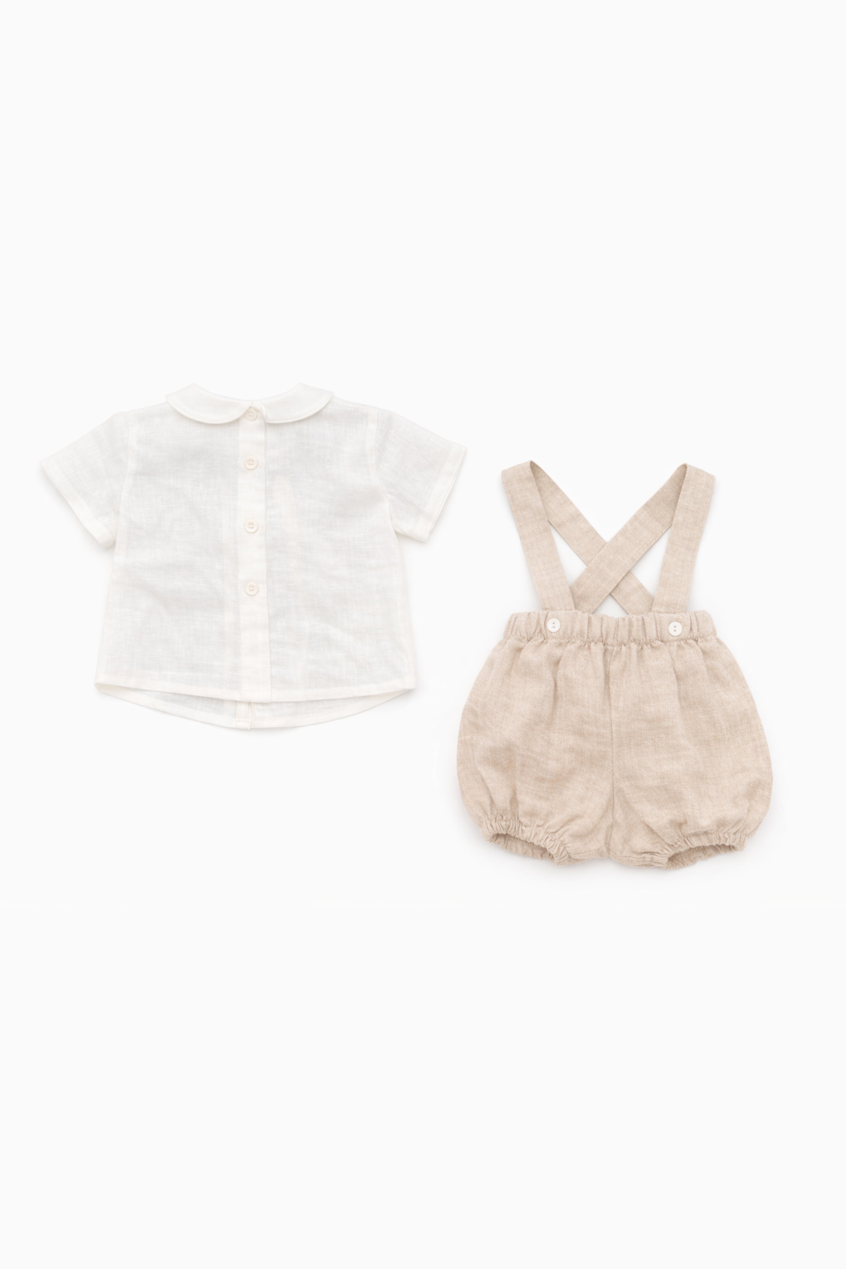 Pagliaccetto Battesimo Bimbo Beige