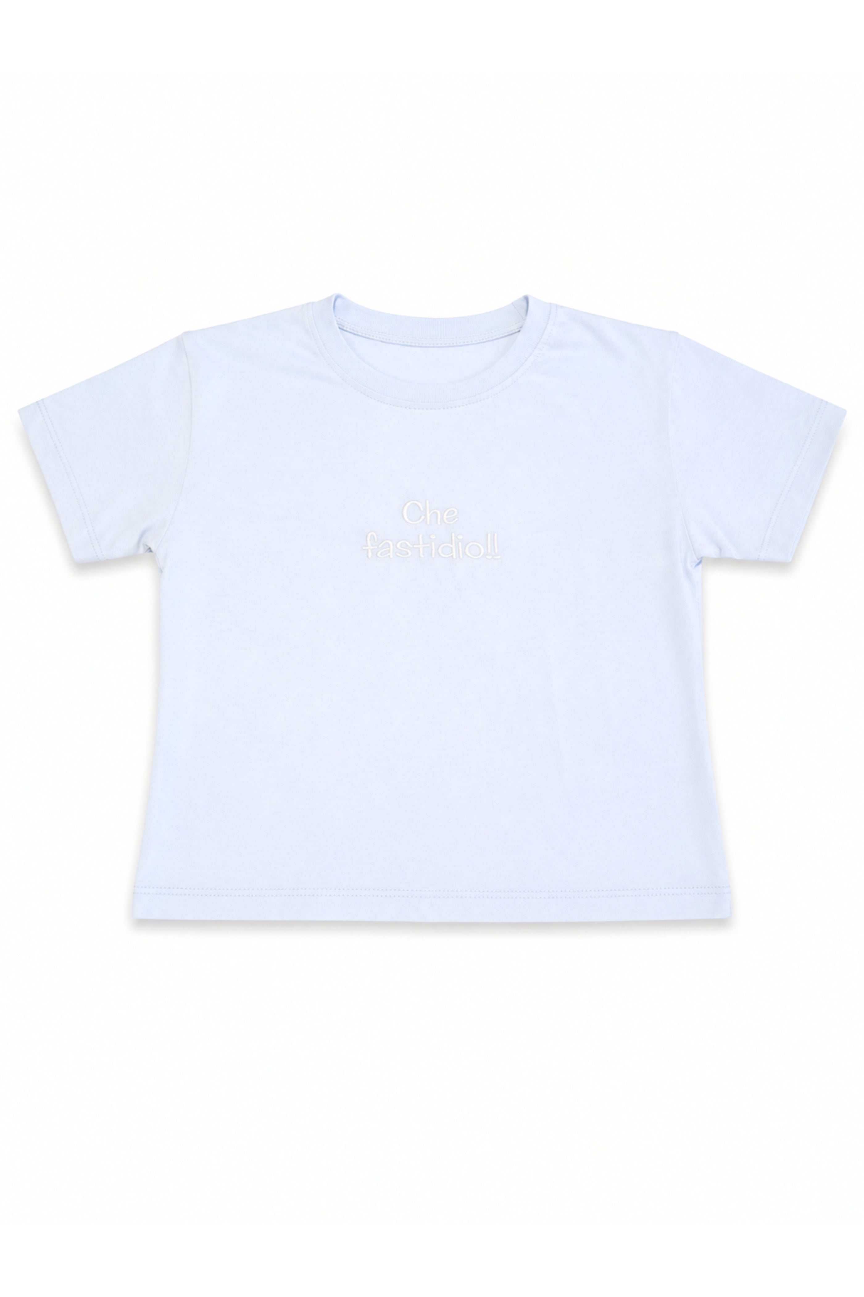 T-Shirt Bambina Regular Fit "Che Fastidio" Polvere