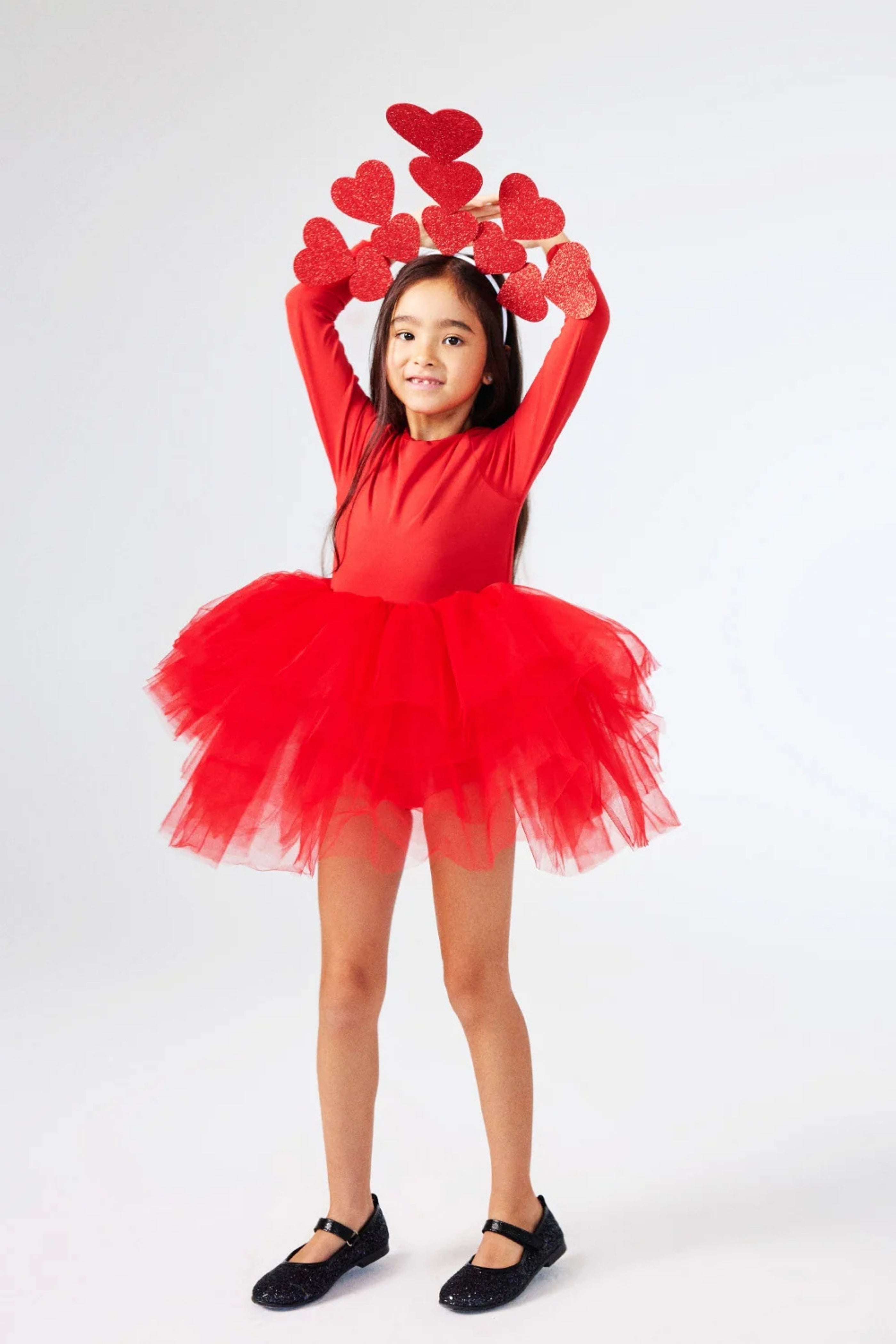 Abito Bambina Tutù Rosso
