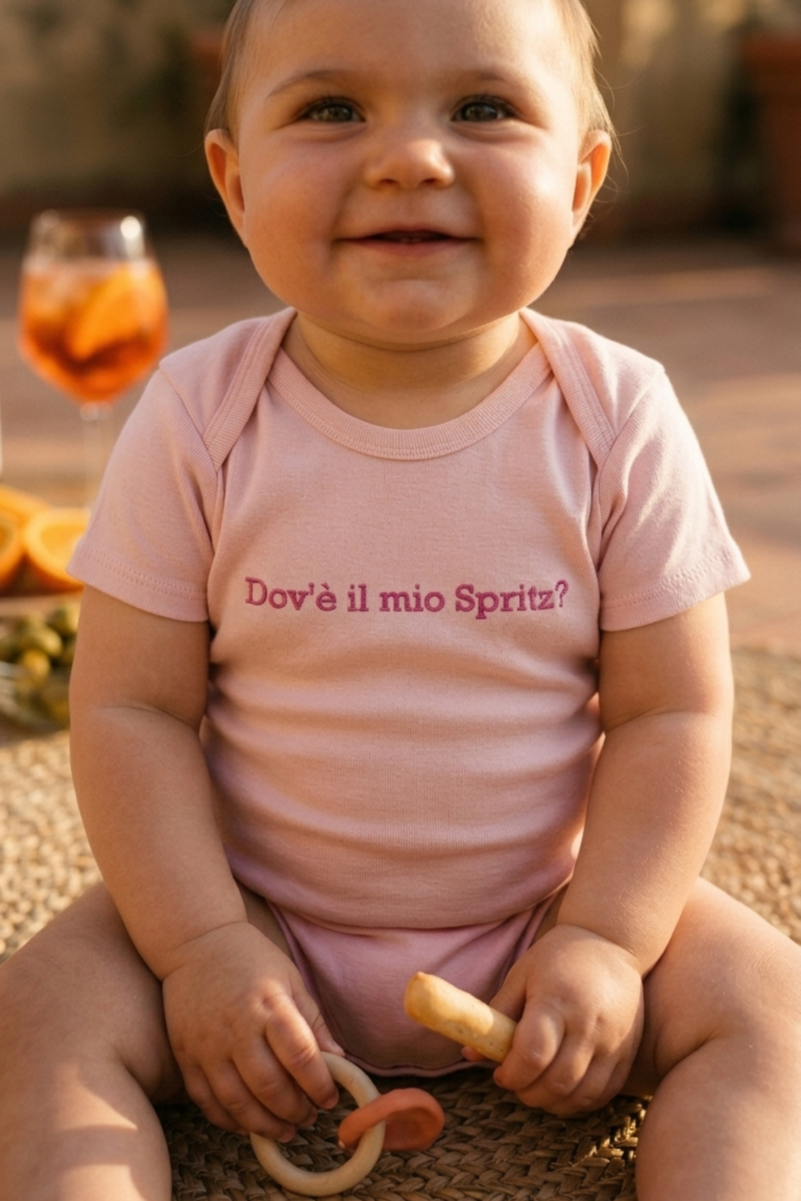 Body Ricamato "Dov'è il mio Spritz?"
