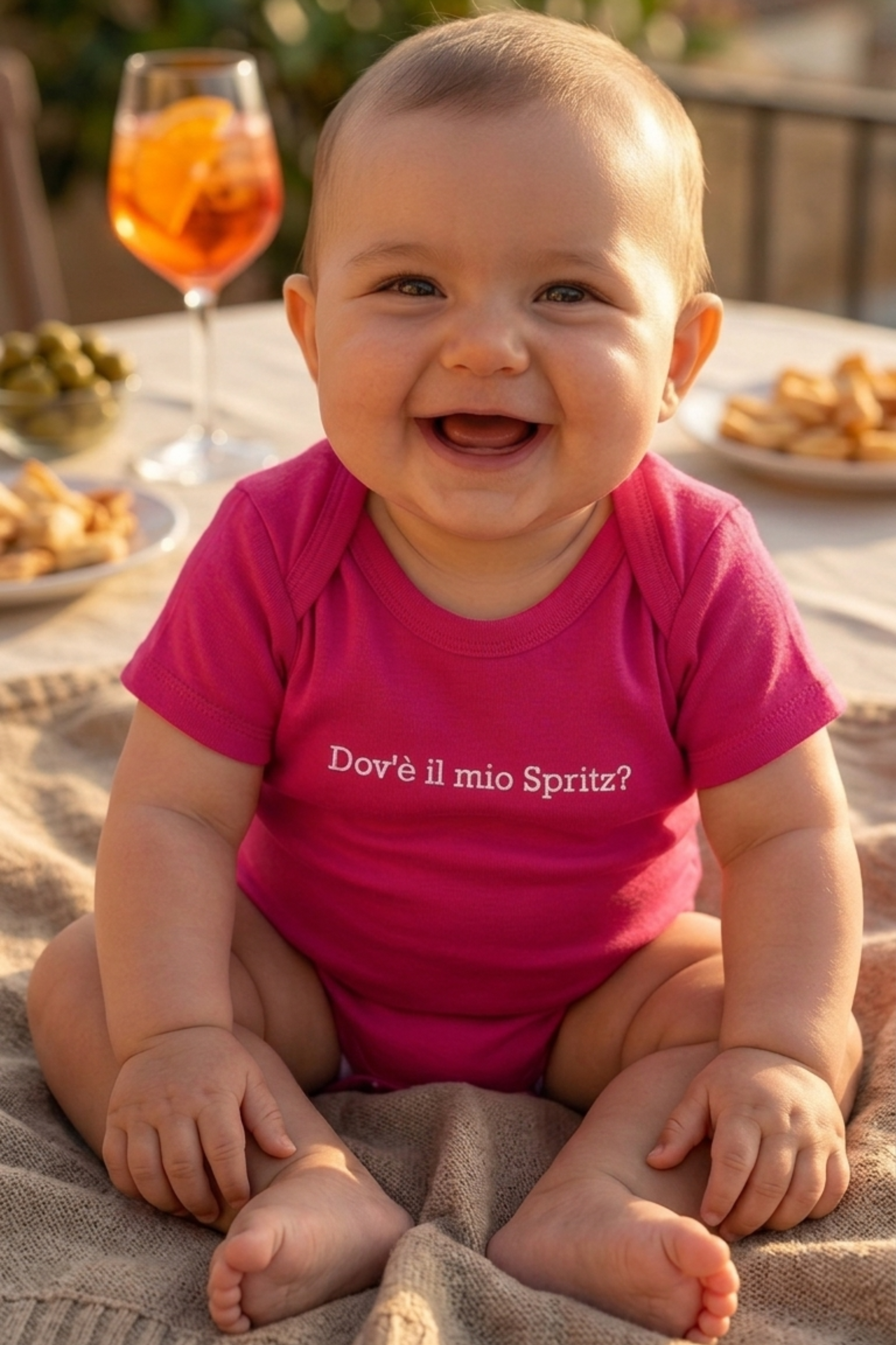 Body Ricamato "Dov'è il mio Spritz?"