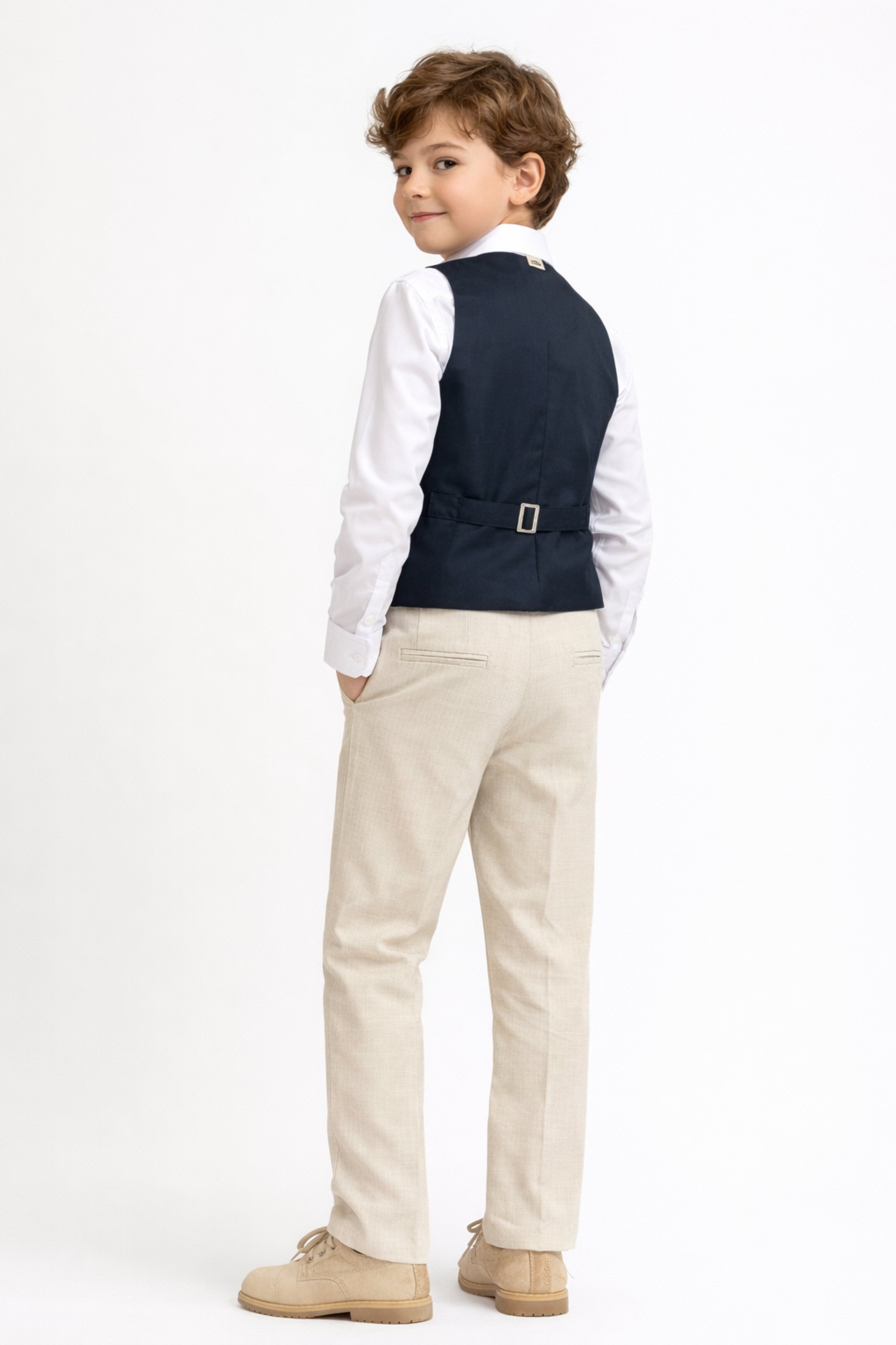 Completo Sartoriale Bambino Beige