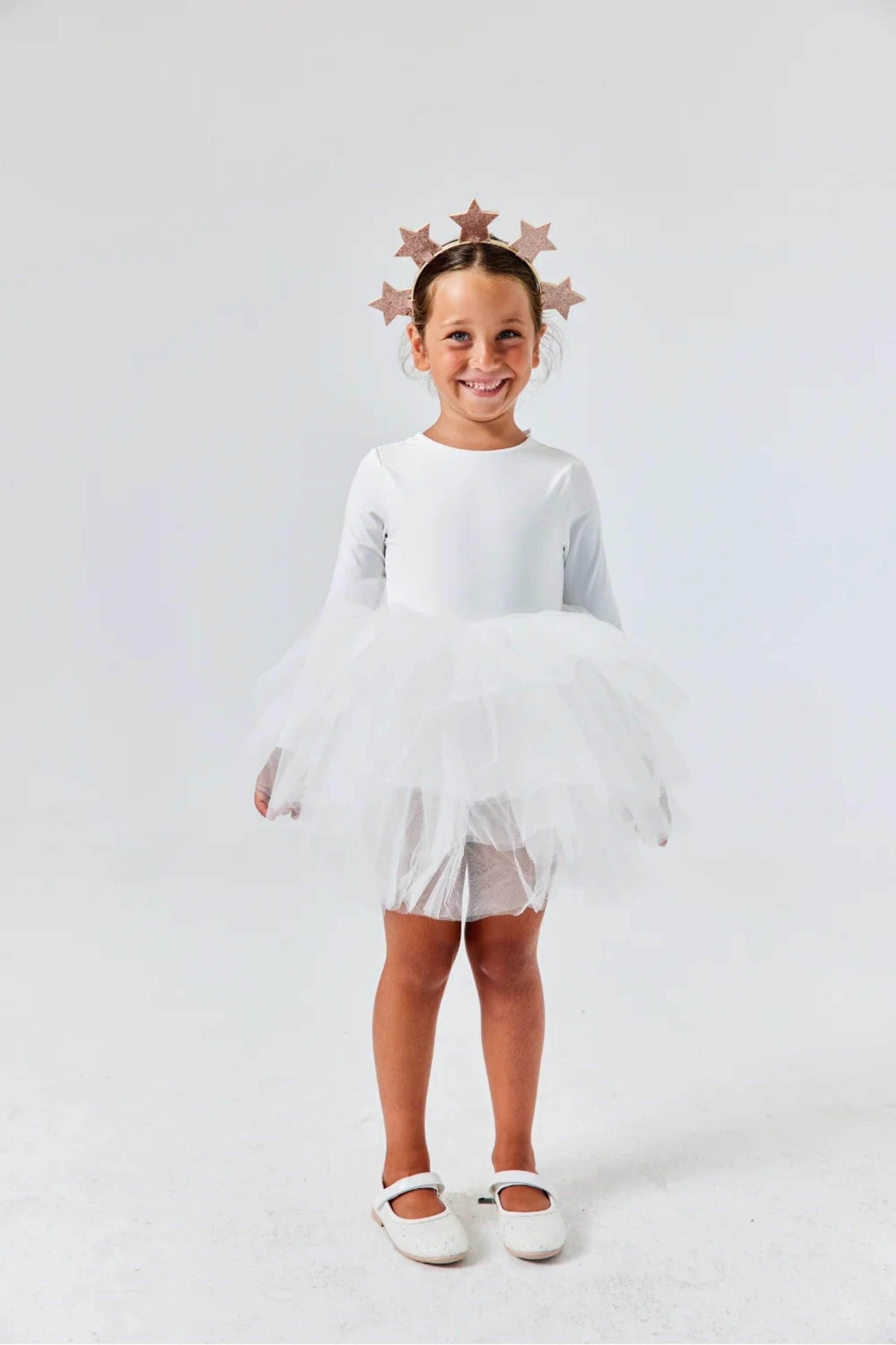 Abito Bambina Tutù Bianco