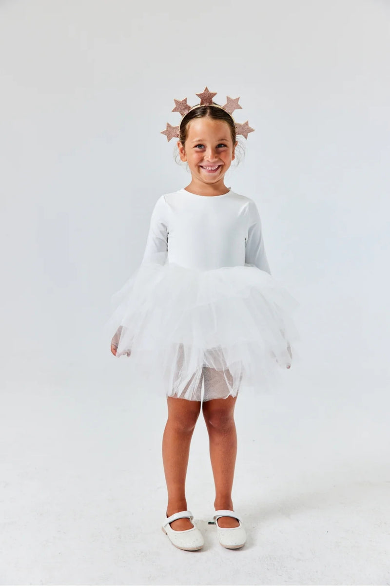Abito Bambina Tutù Bianco