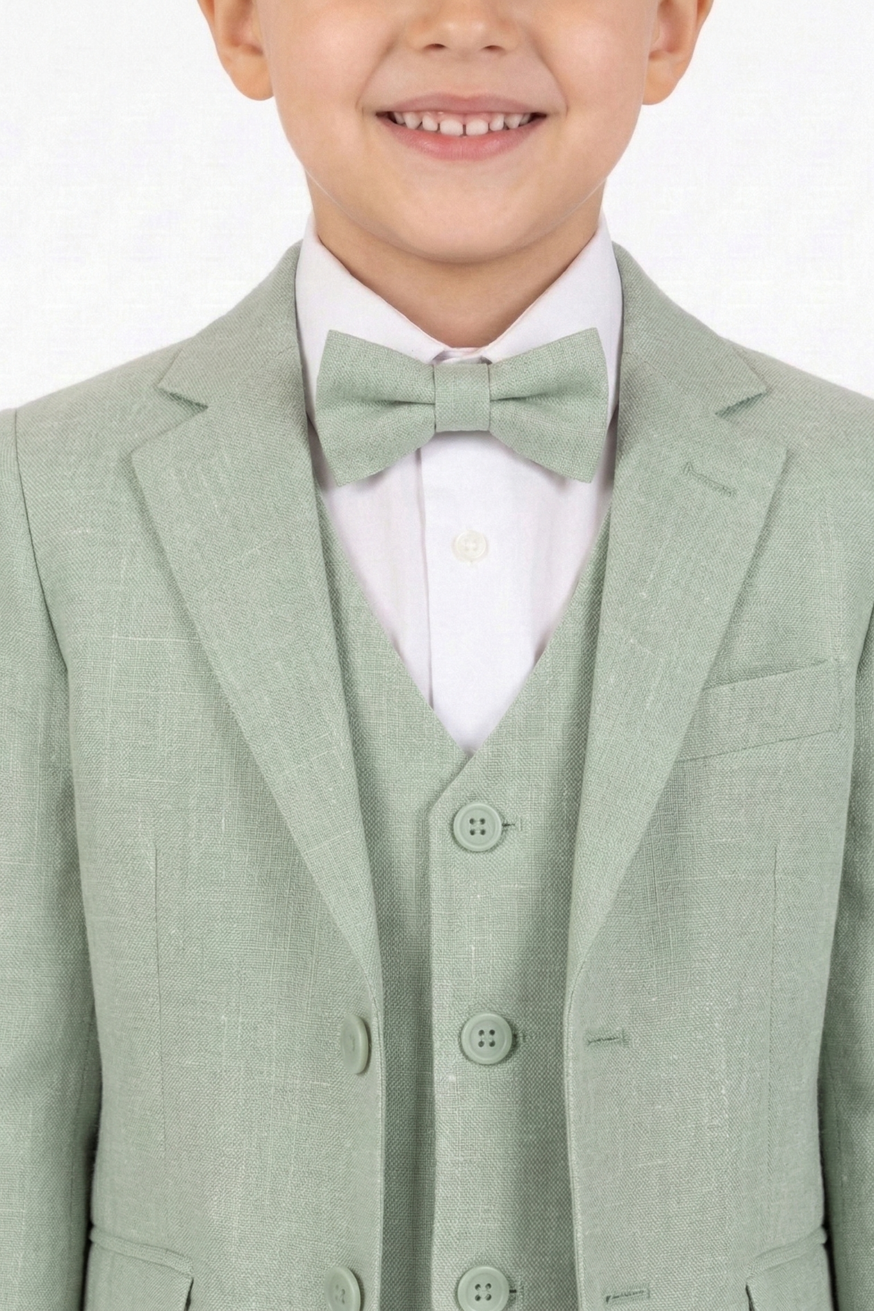Completo Cerimonia Bambino Verde Salvia