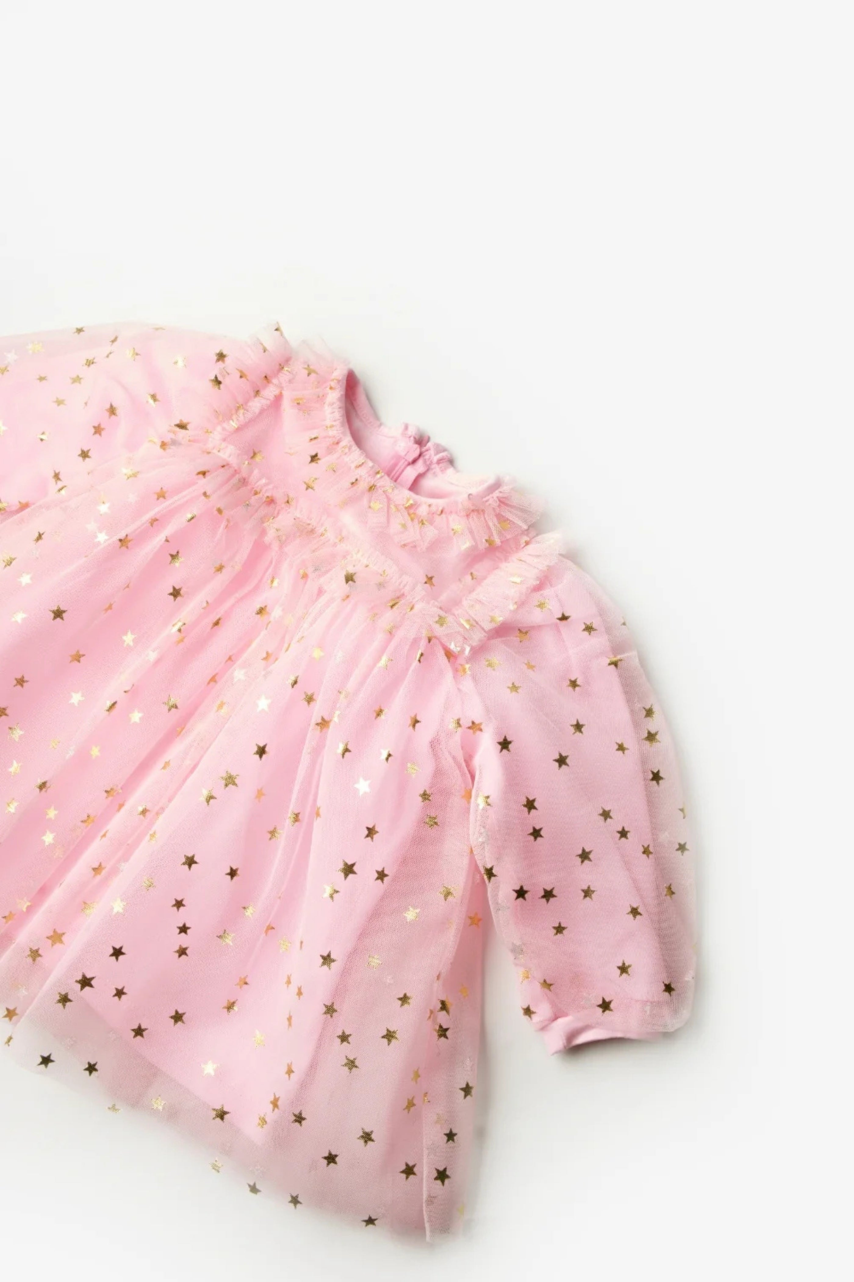 Abito Neonata Star Rosa