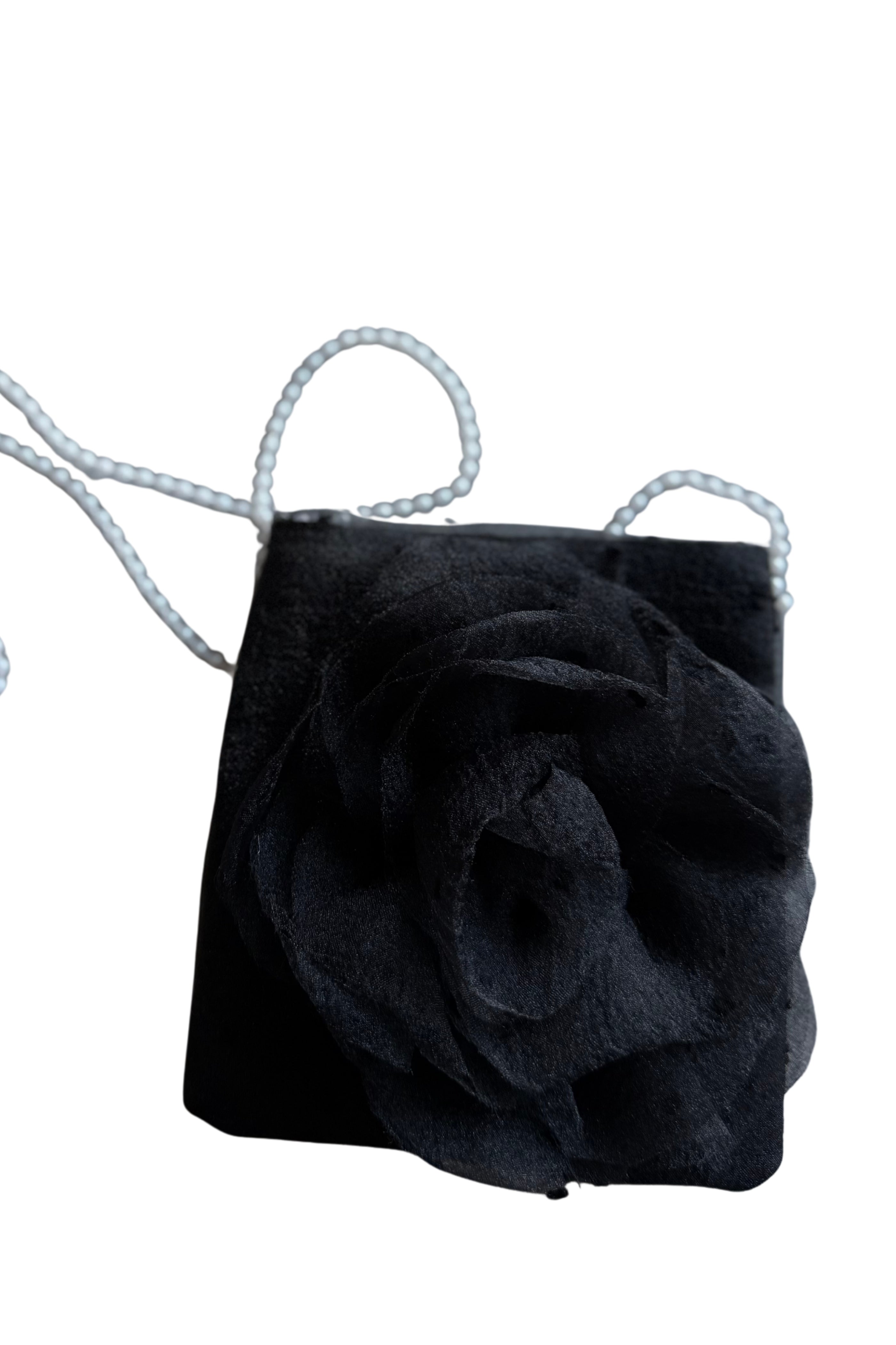 Borsa Bambina Nero Fiore