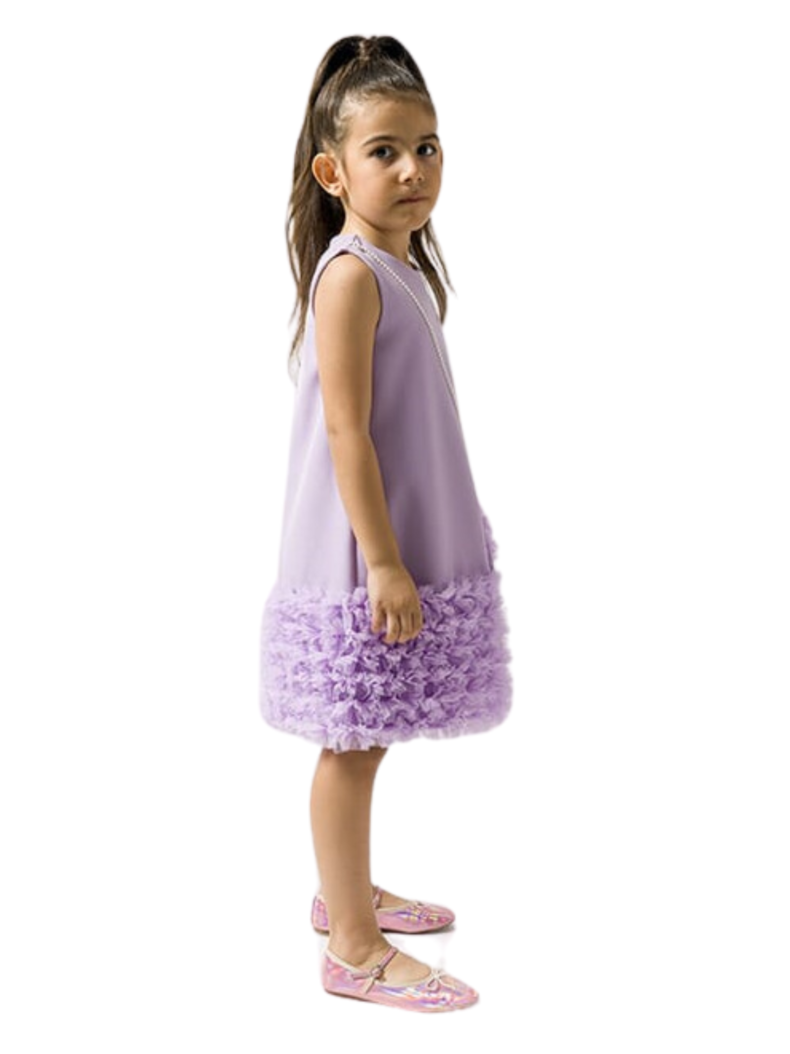 Abito Bambina Campana Chic '60 Violet