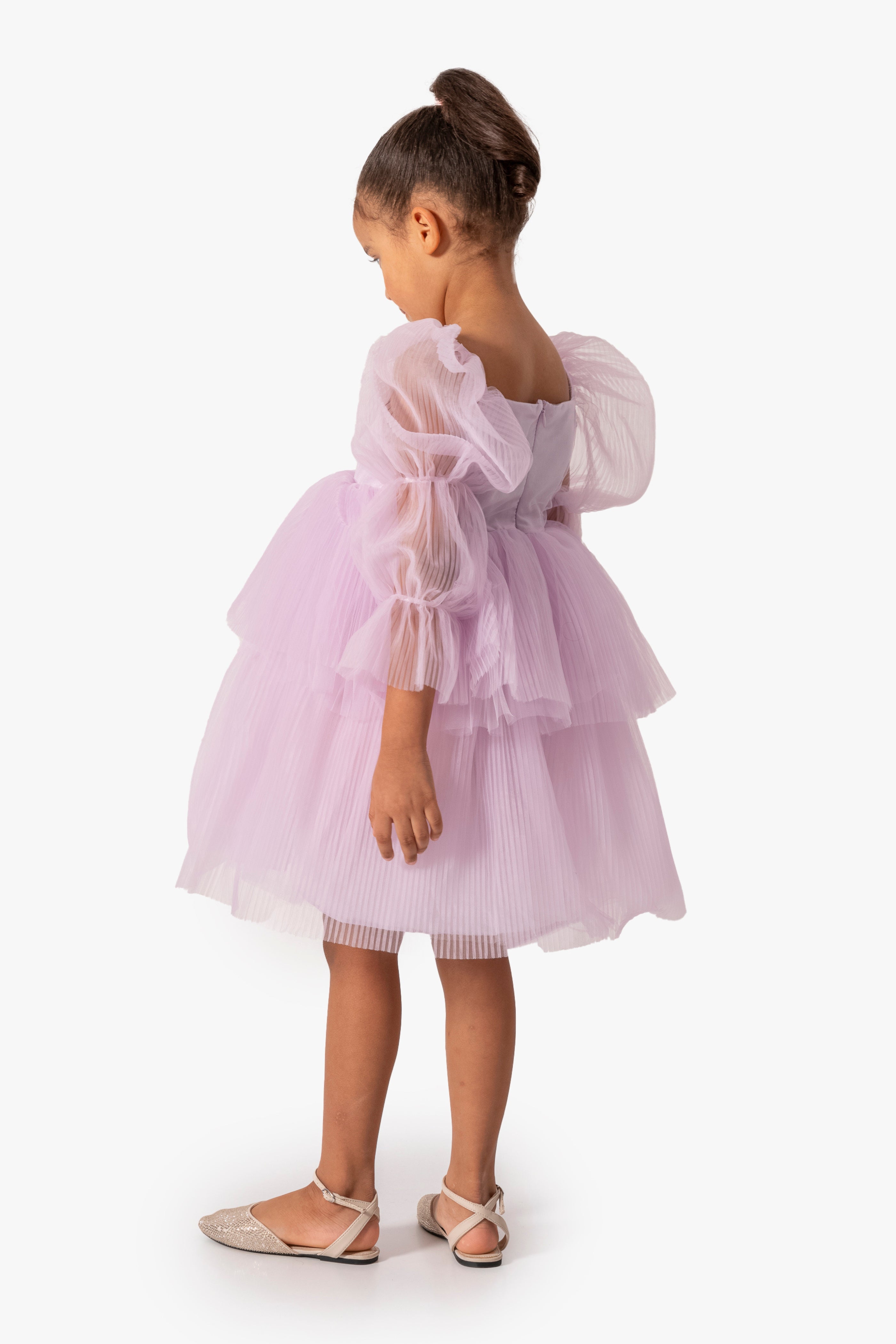 Abito Glicine Bambina Sbuffo