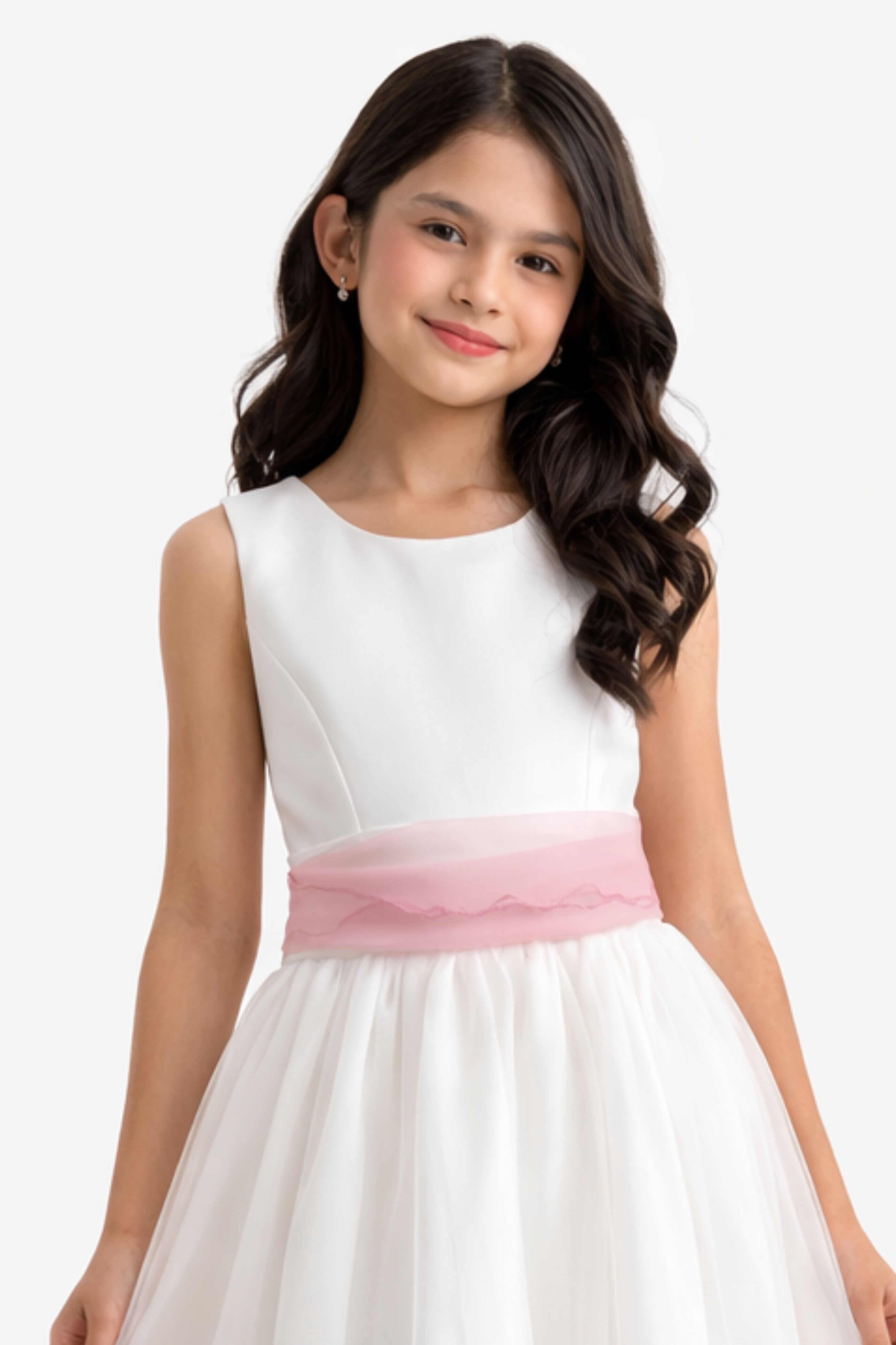 Abito Comunione Bambina Liscio