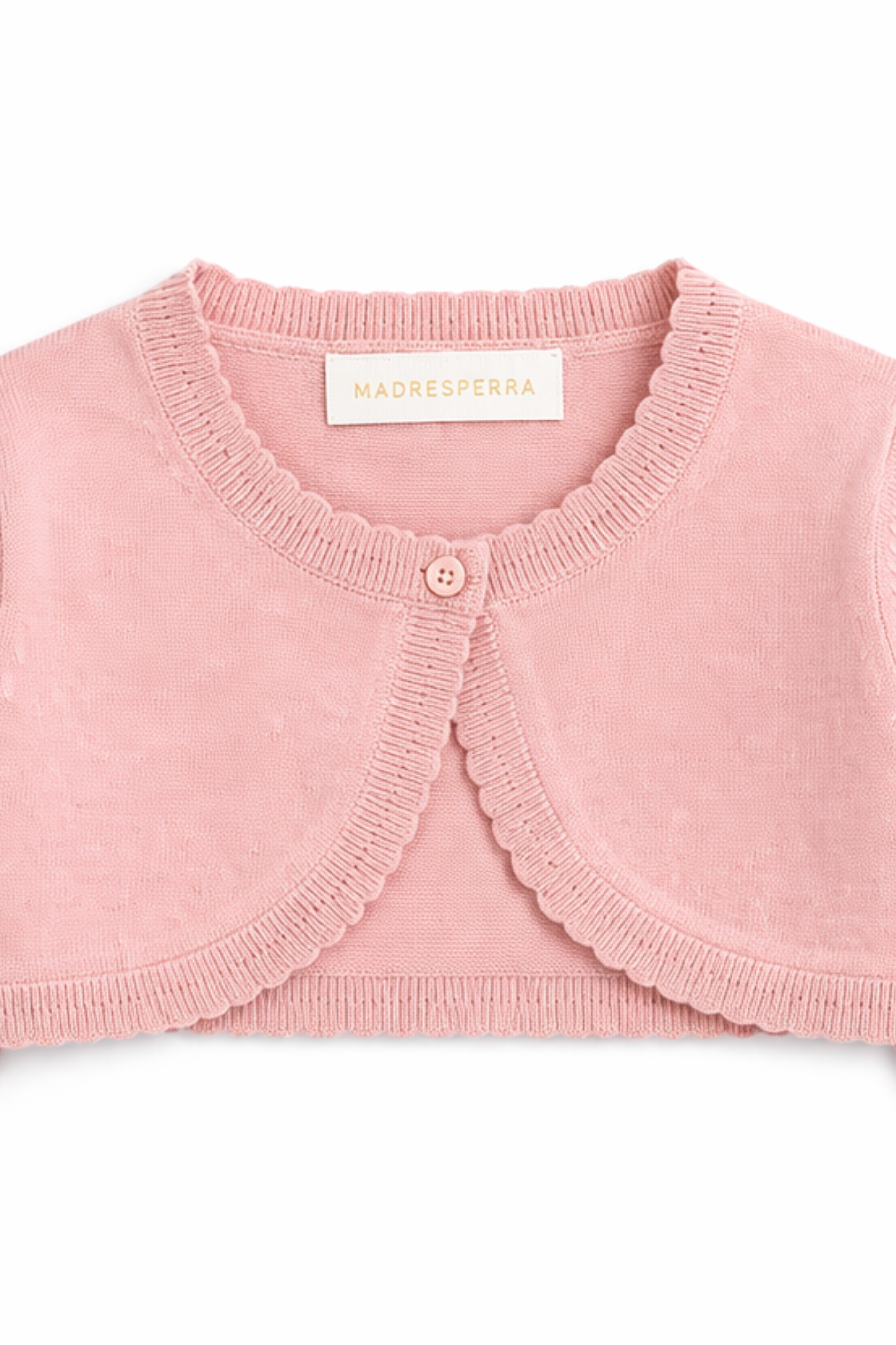 Cardigan Bambina 100% Cotone Rosa