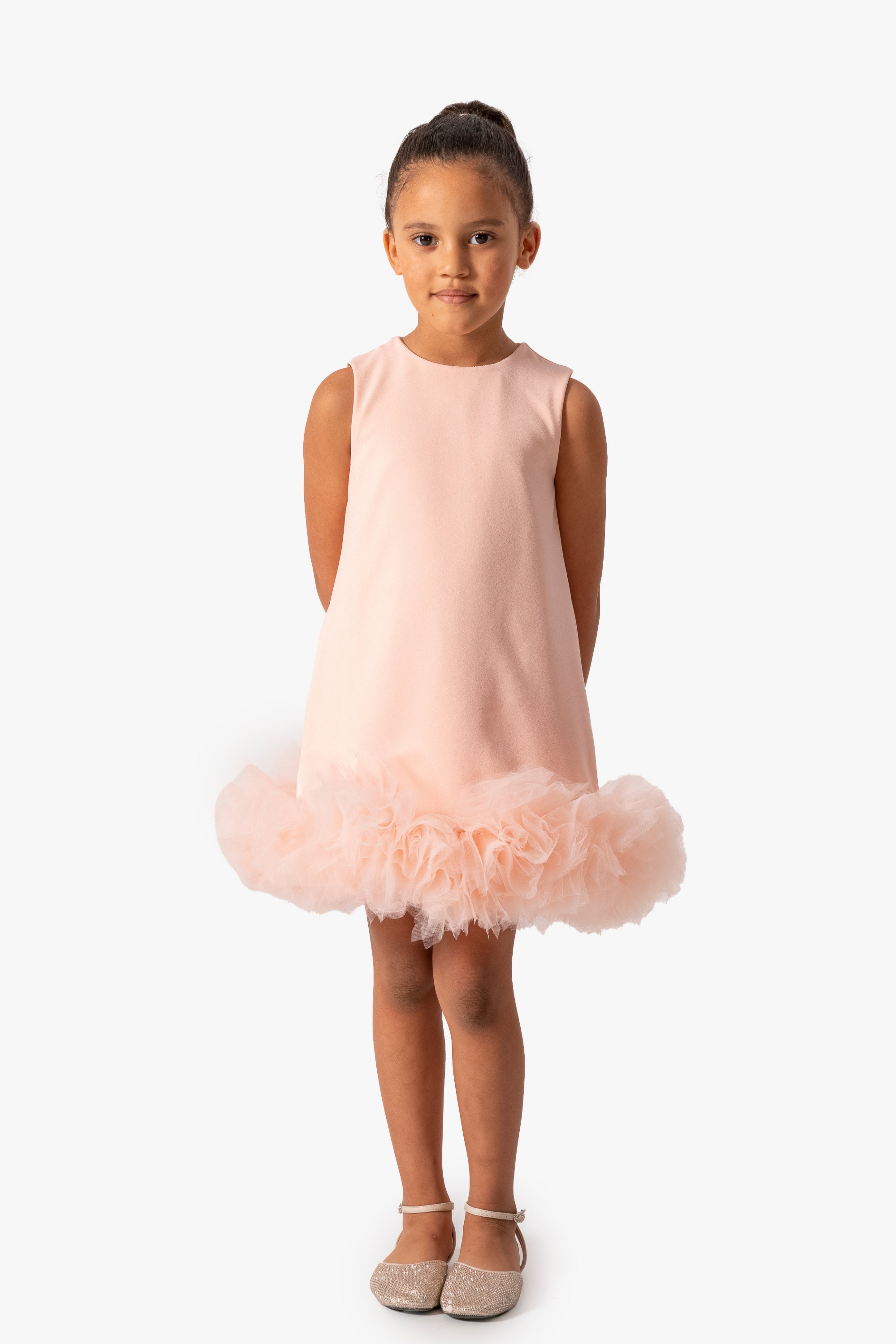 Abito Pesca Bambina Pom Pom Tulle