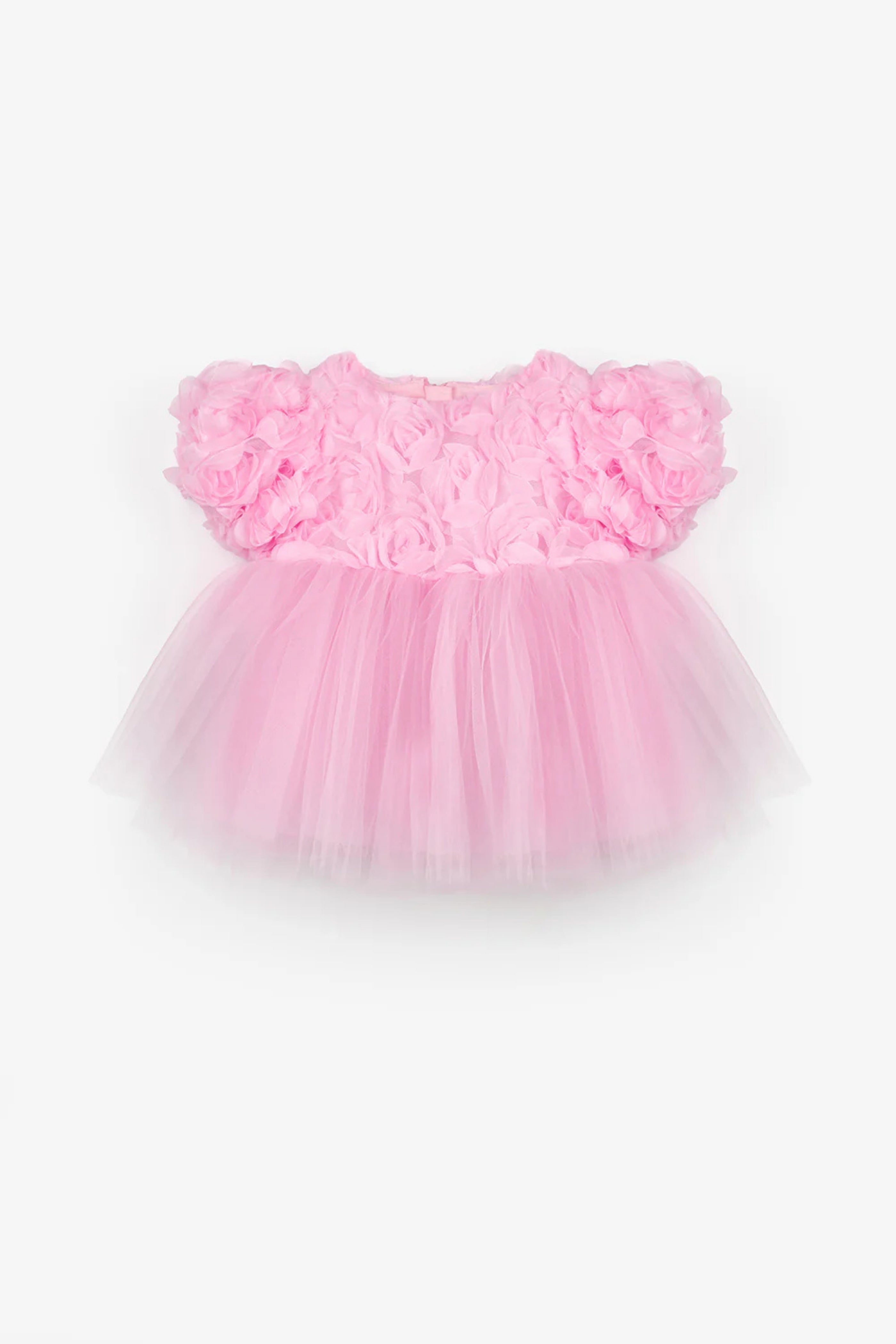 Abito Neonata Rose Rosa