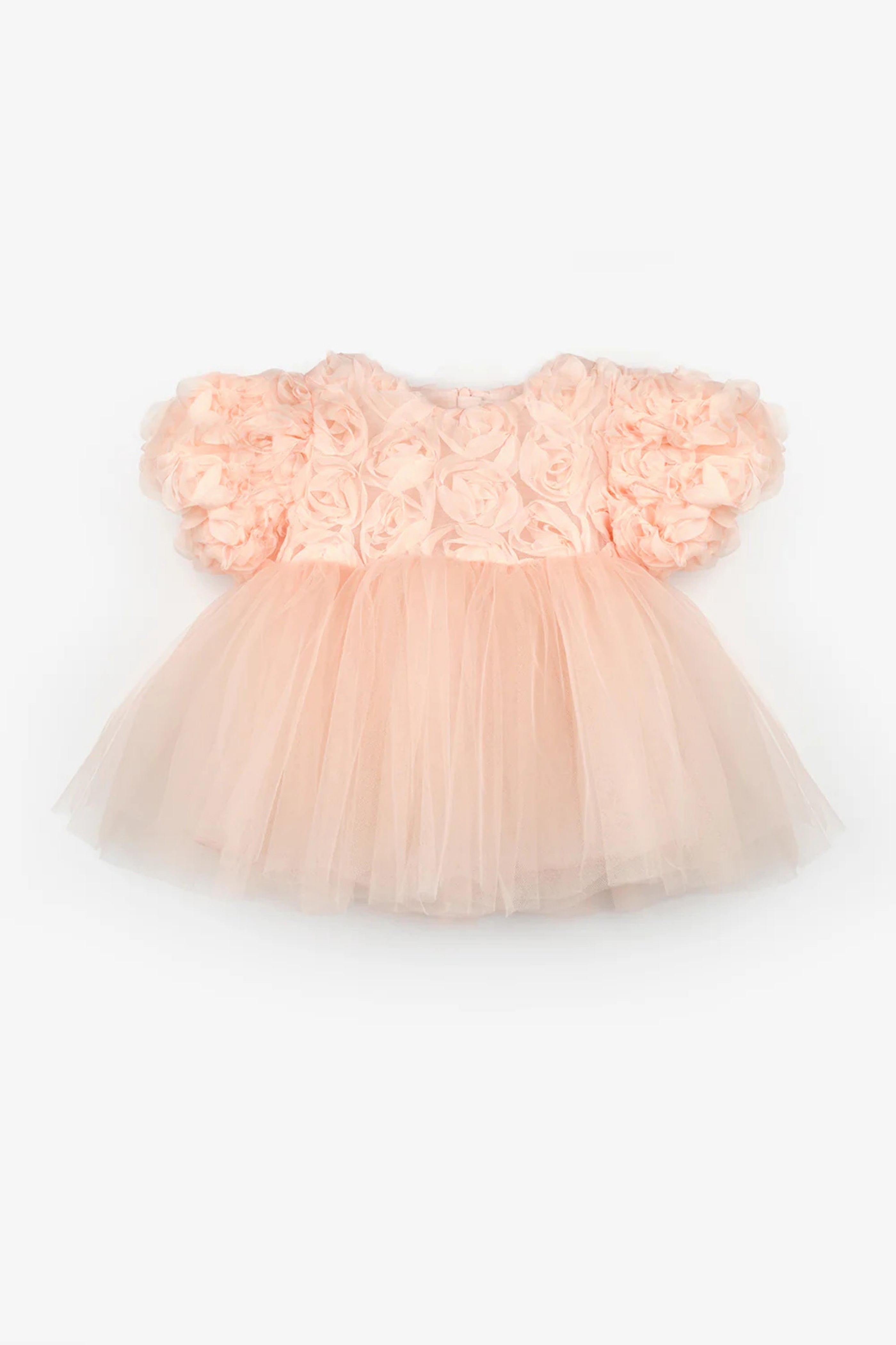 Abito Neonata Rose Pesca