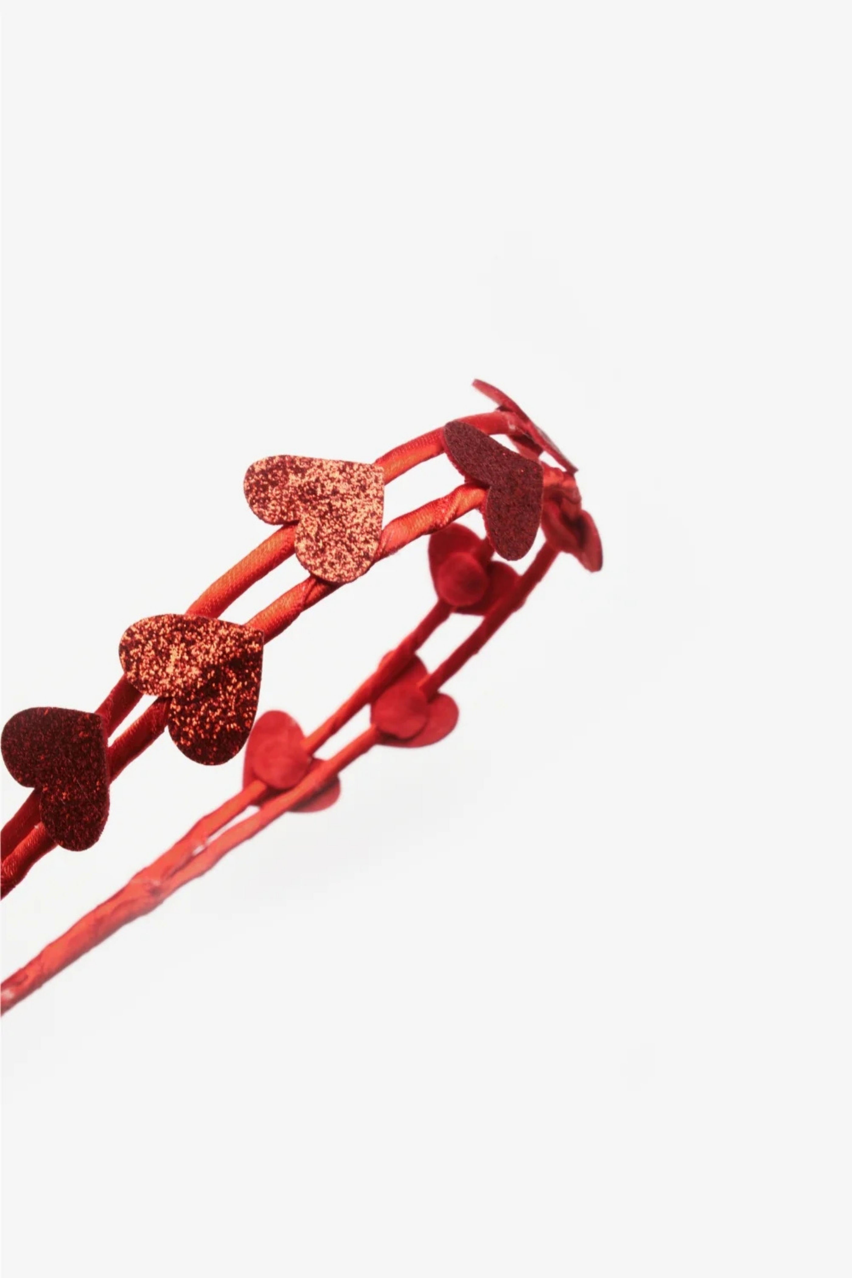 Cerchietto Bambina Love Rosso
