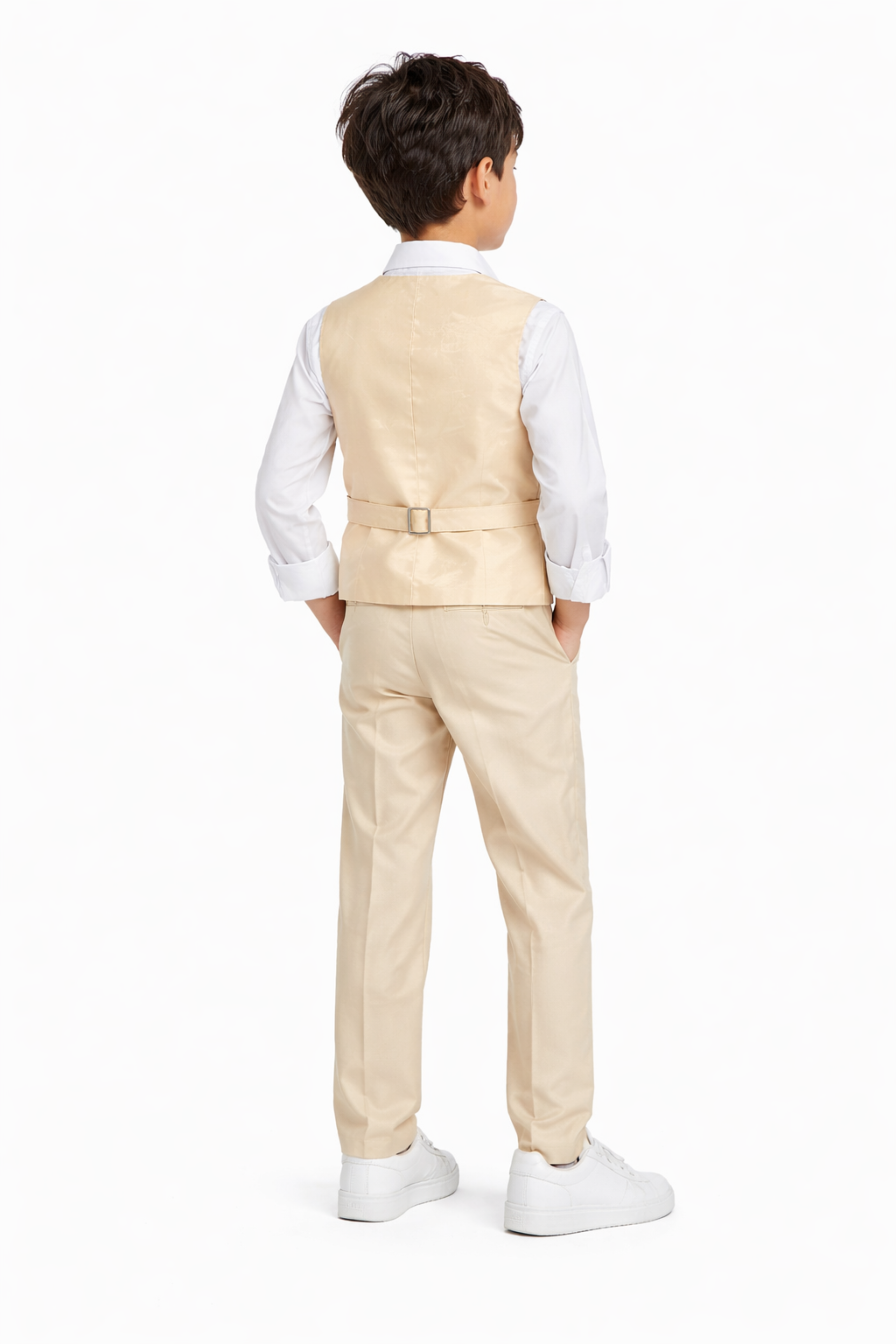 Completo Bambino 5 Pezzi Doppiopetto Beige