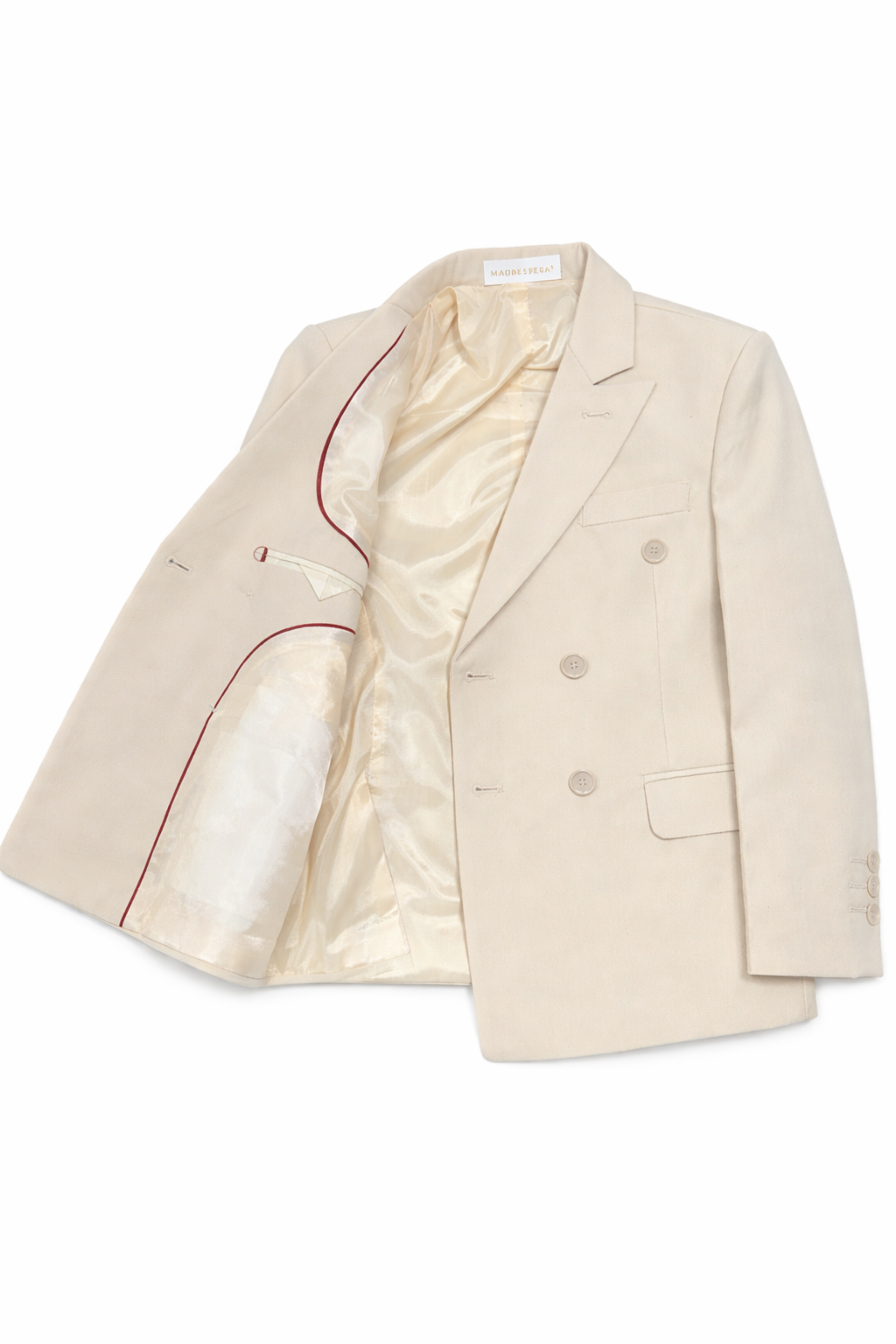 Completo Bambino 5 Pezzi Doppiopetto Beige