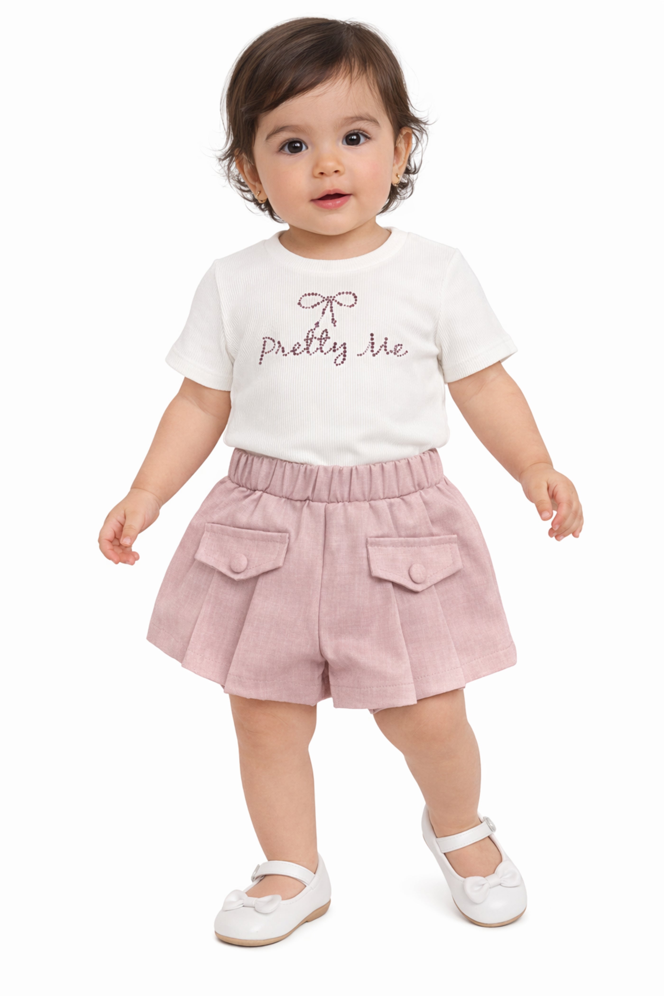 Coordinato Bambina Pretty Me Rosa