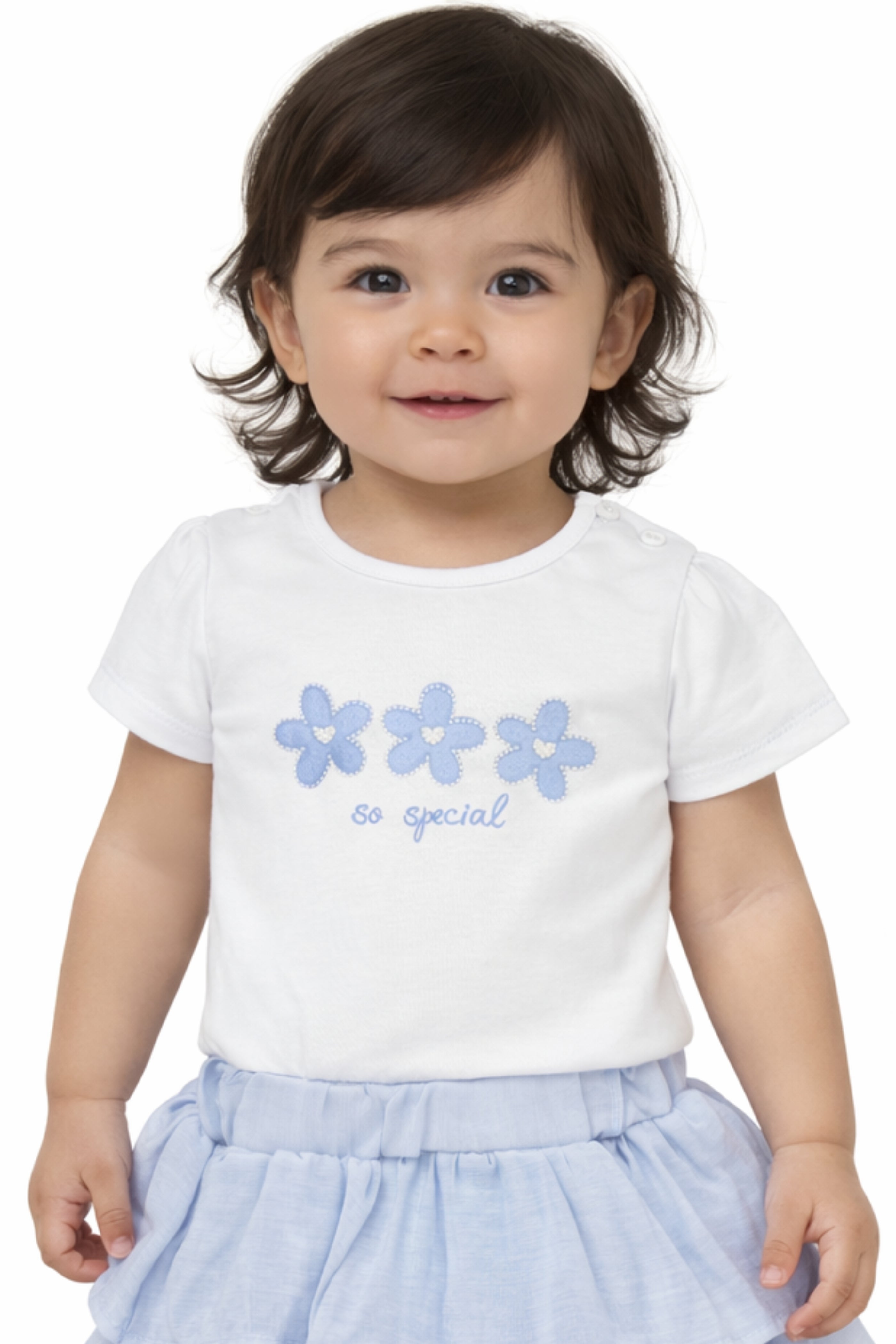 Completo Neonata Polvere Flower