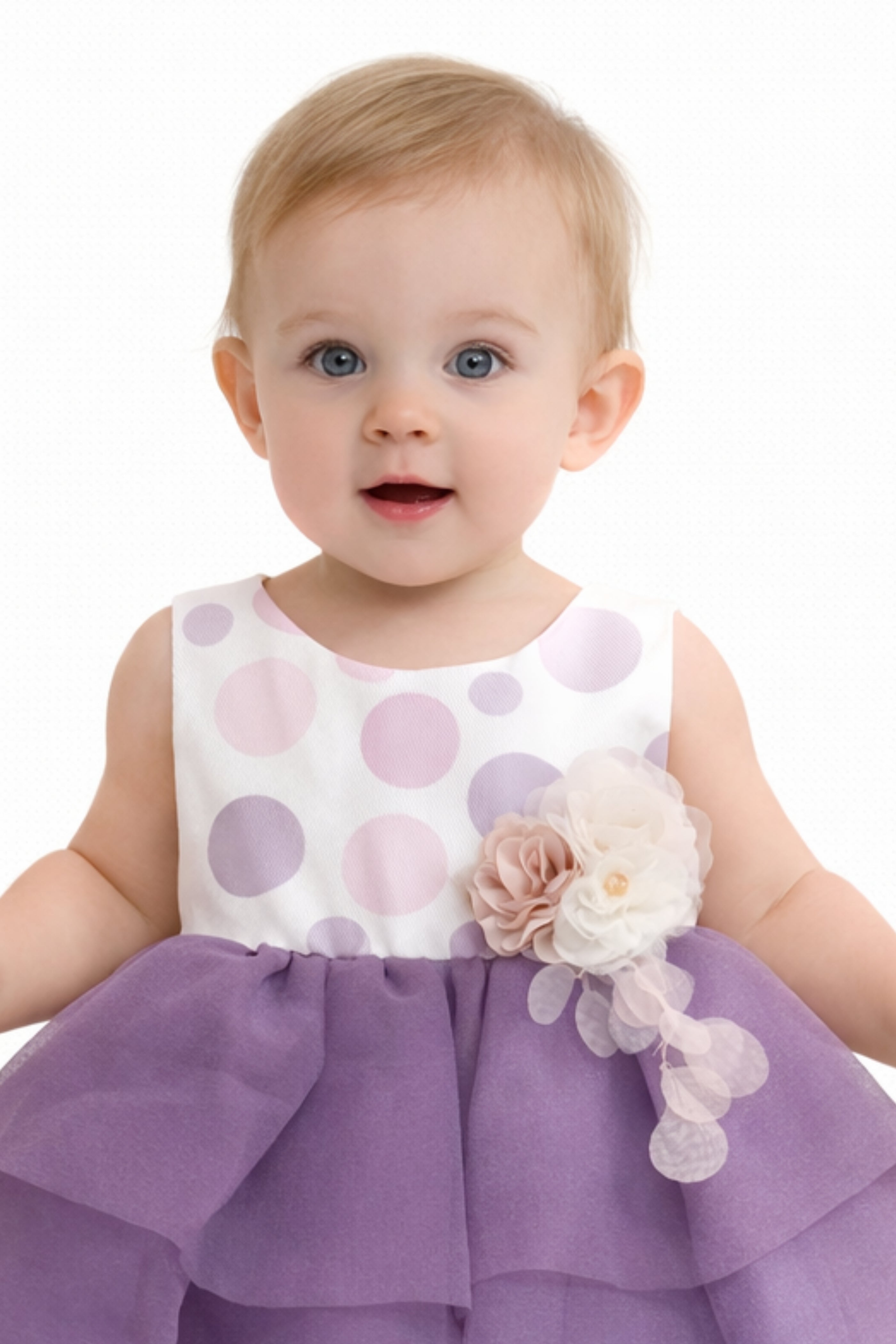 Abito Neonata Pois Glicine
